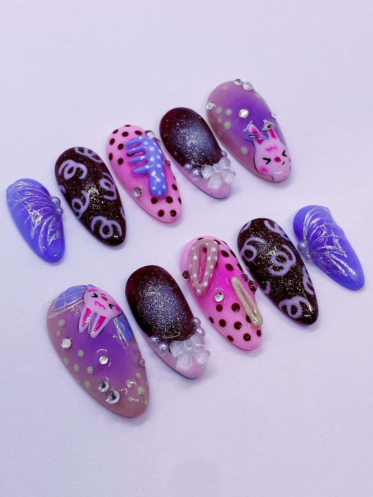 SKZ Changbin press on nails