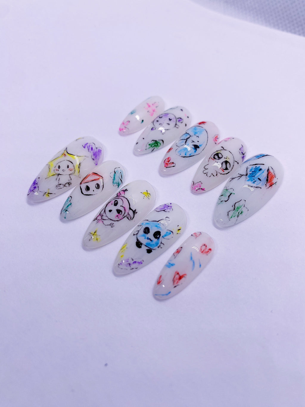 SKZ TASY (members version) press on nails