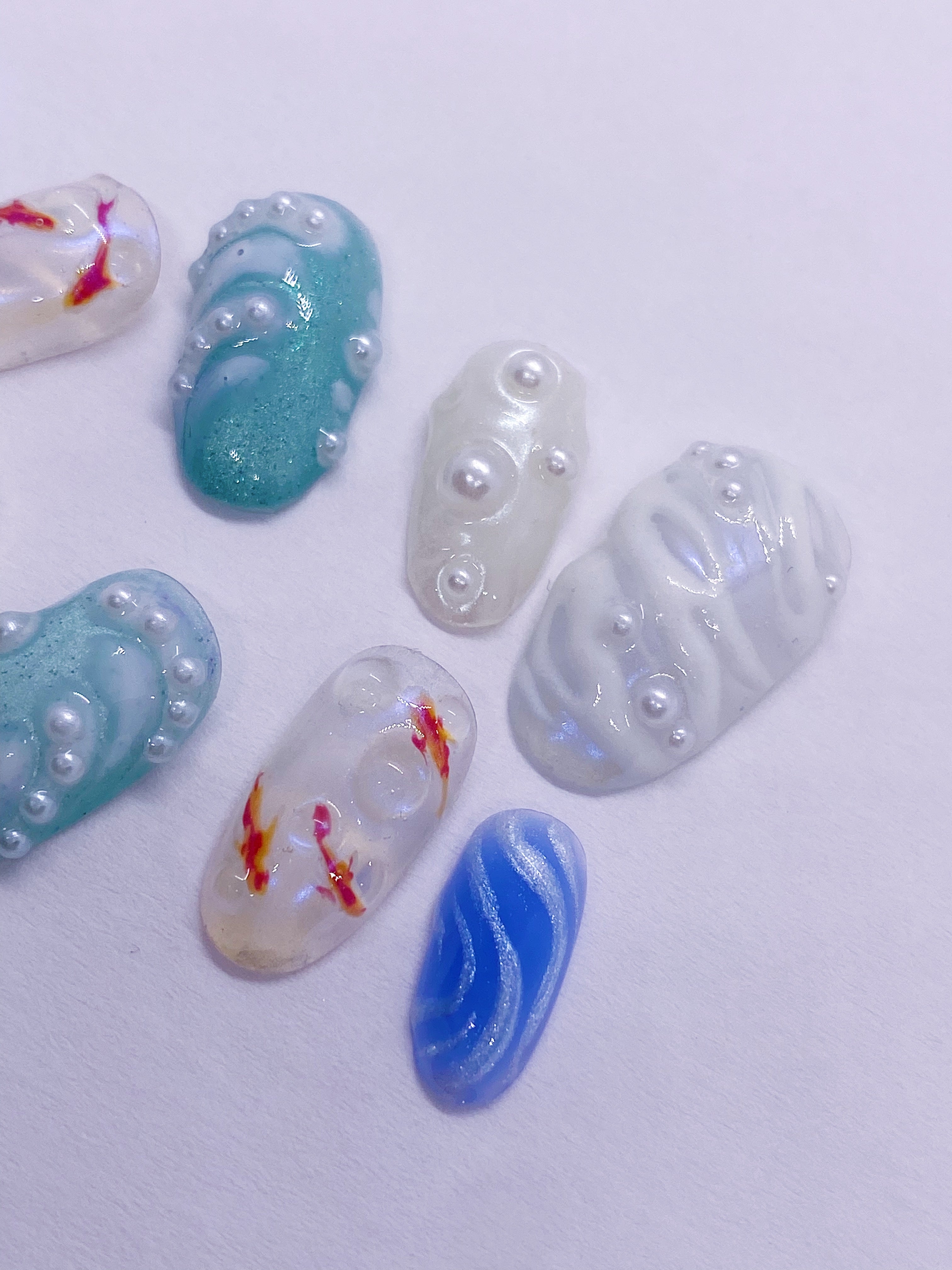 SKZ Lose my breath press on nails
