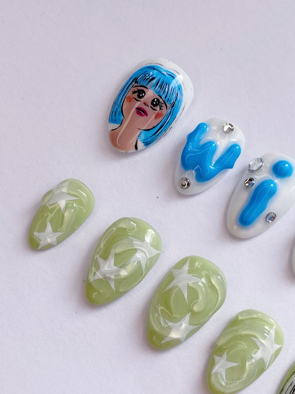 I-DLE Wife press on nails