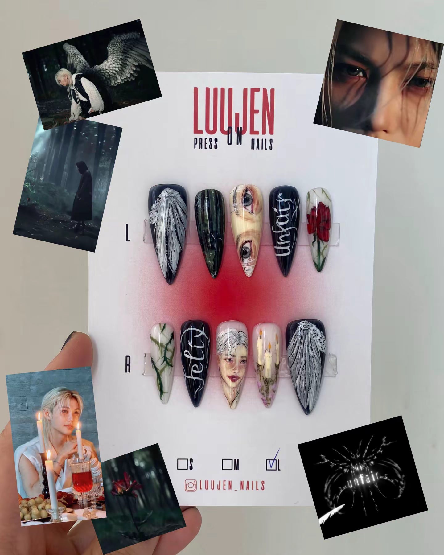 Custom nails WITH YOUR BIAS