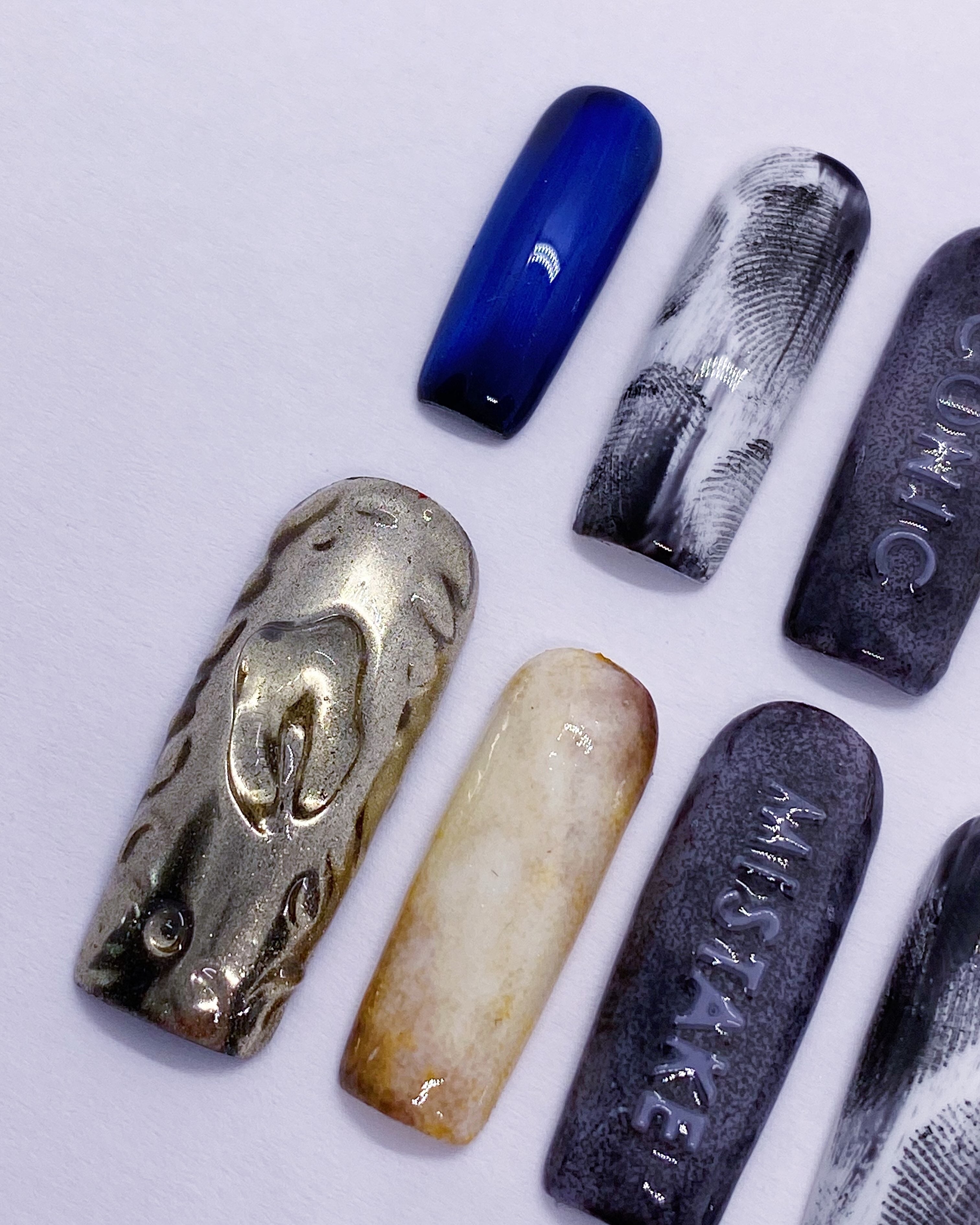 ICONIC BY MISTAKE press on nails (KATSEYE, LE SSERAFIM, ILLIT)