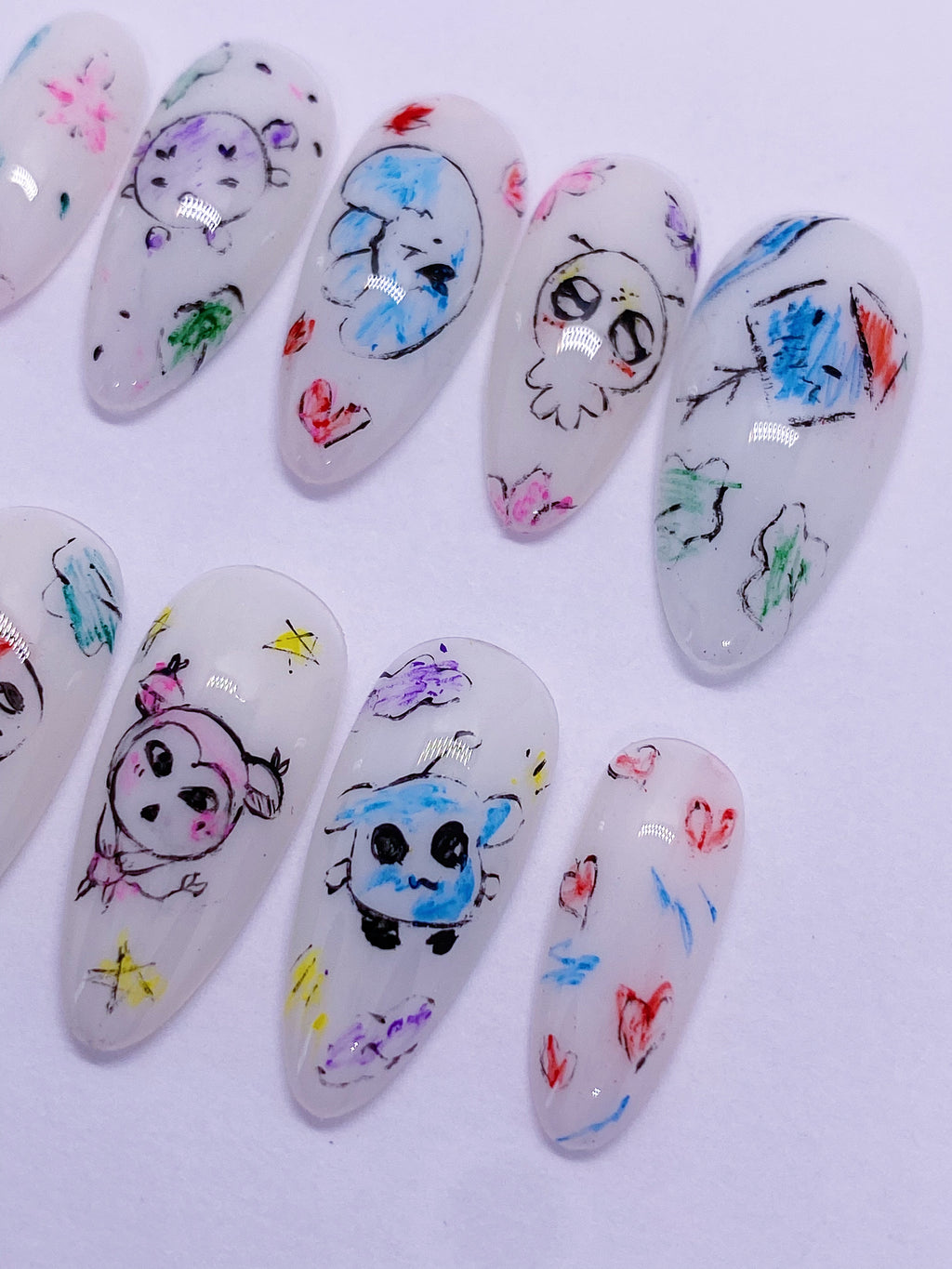 SKZ TASY (members version) press on nails