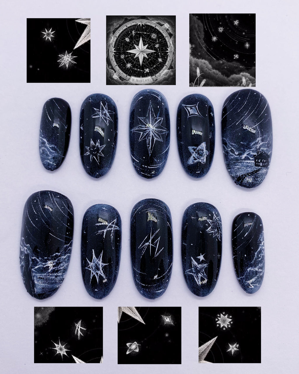 SKZ Stay press on nails