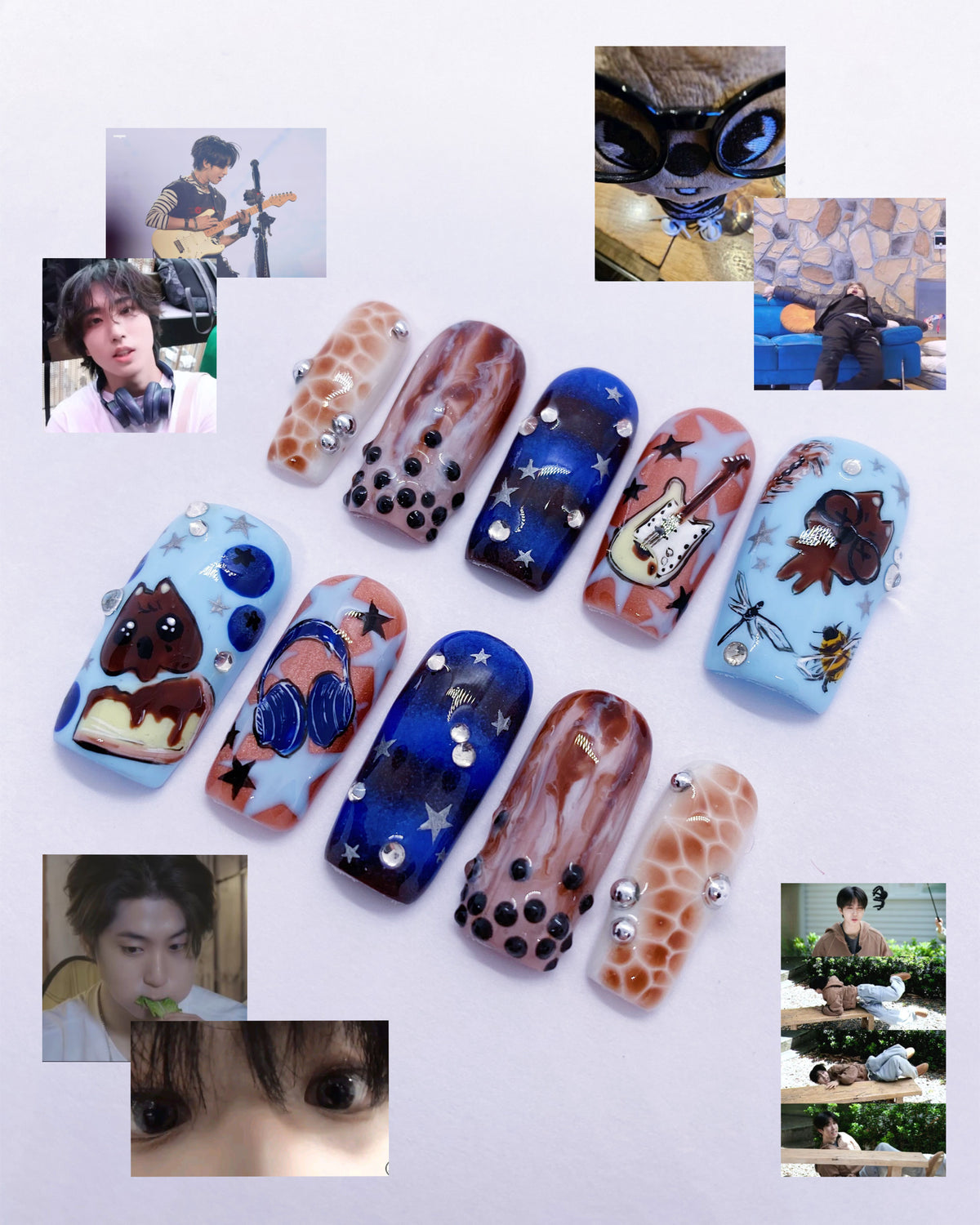 SKZ Han Jisung press on nails