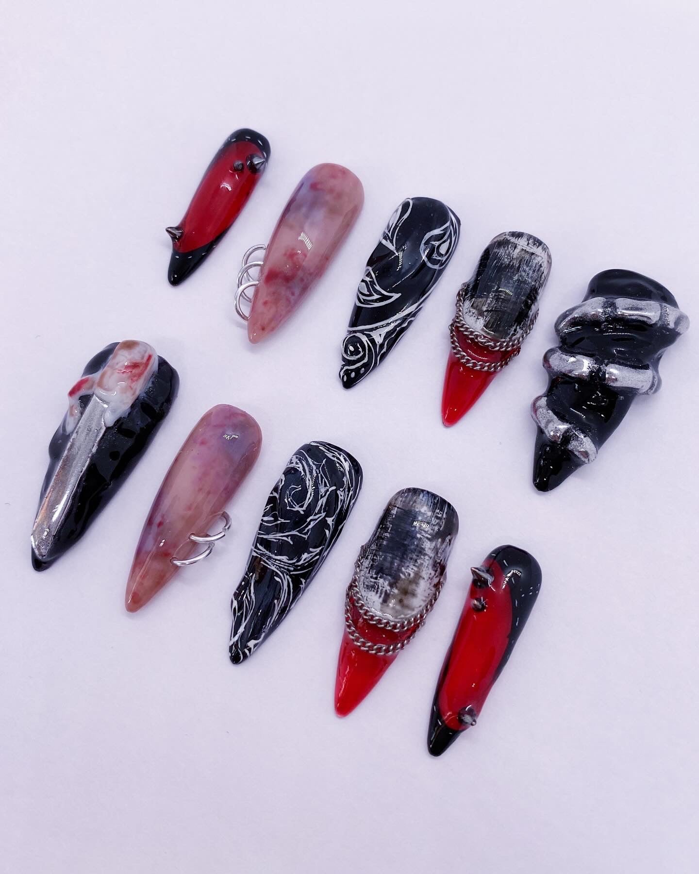 BTS Hooligan press on nails(Ready to claim)