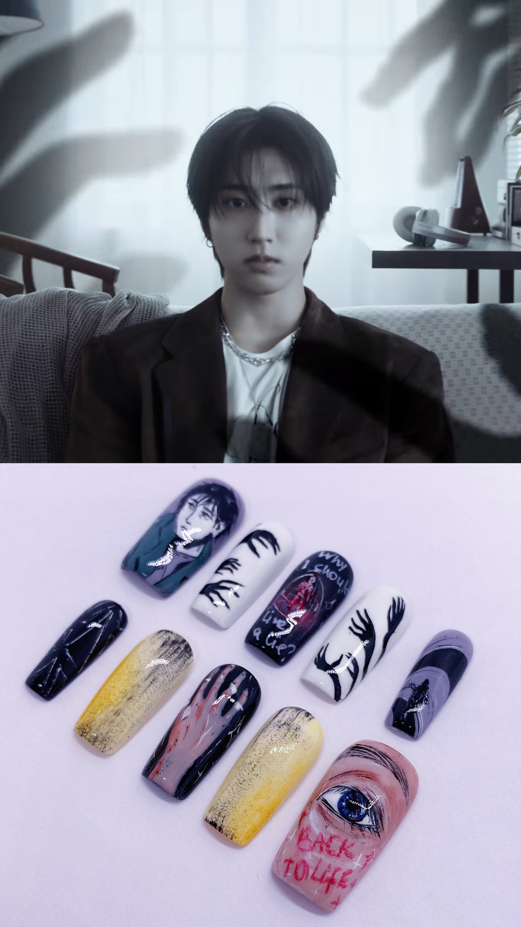 HAN back to life press on nails