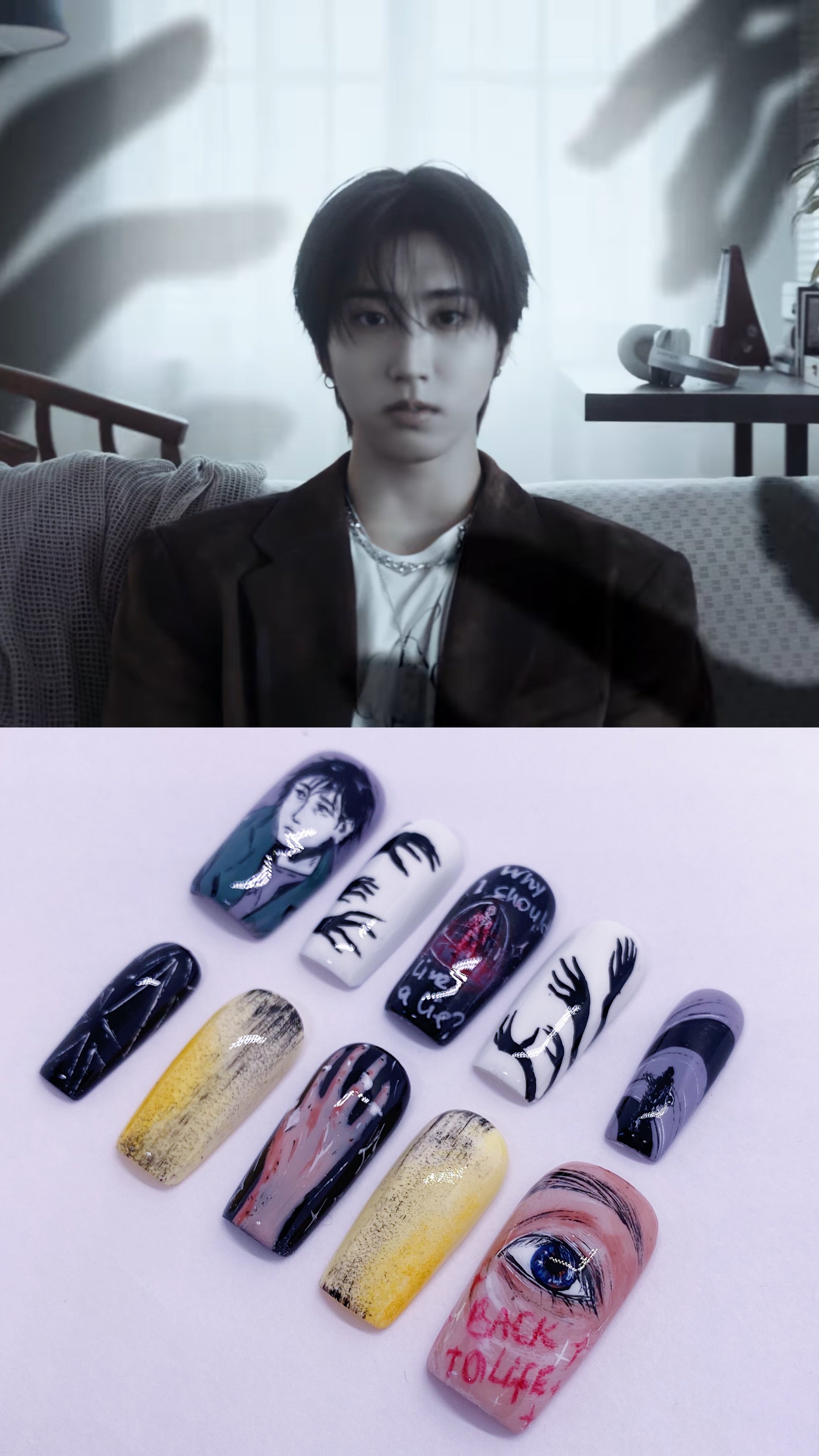HAN back to life press on nails