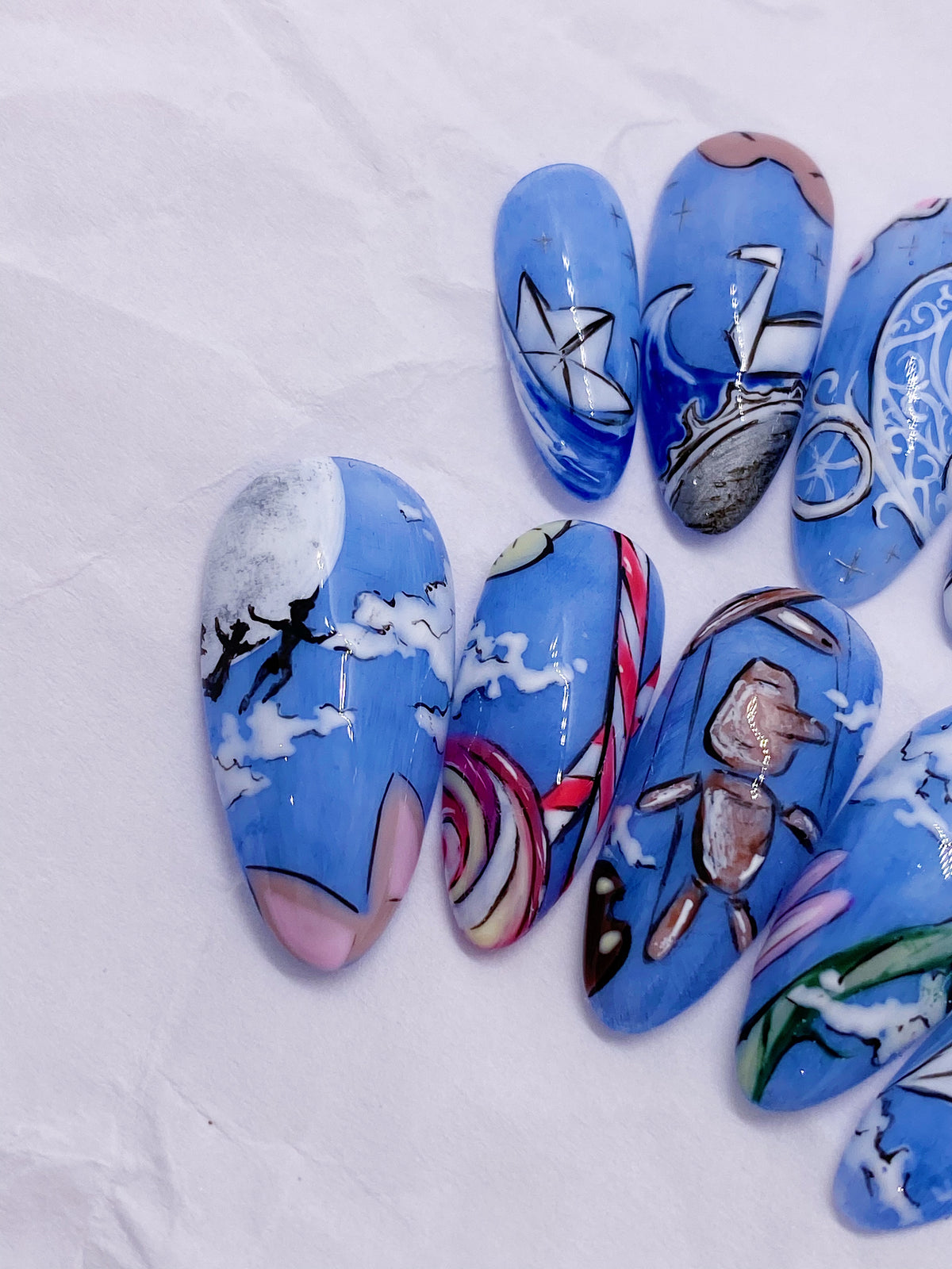 SKZ Paper Tale press on nails