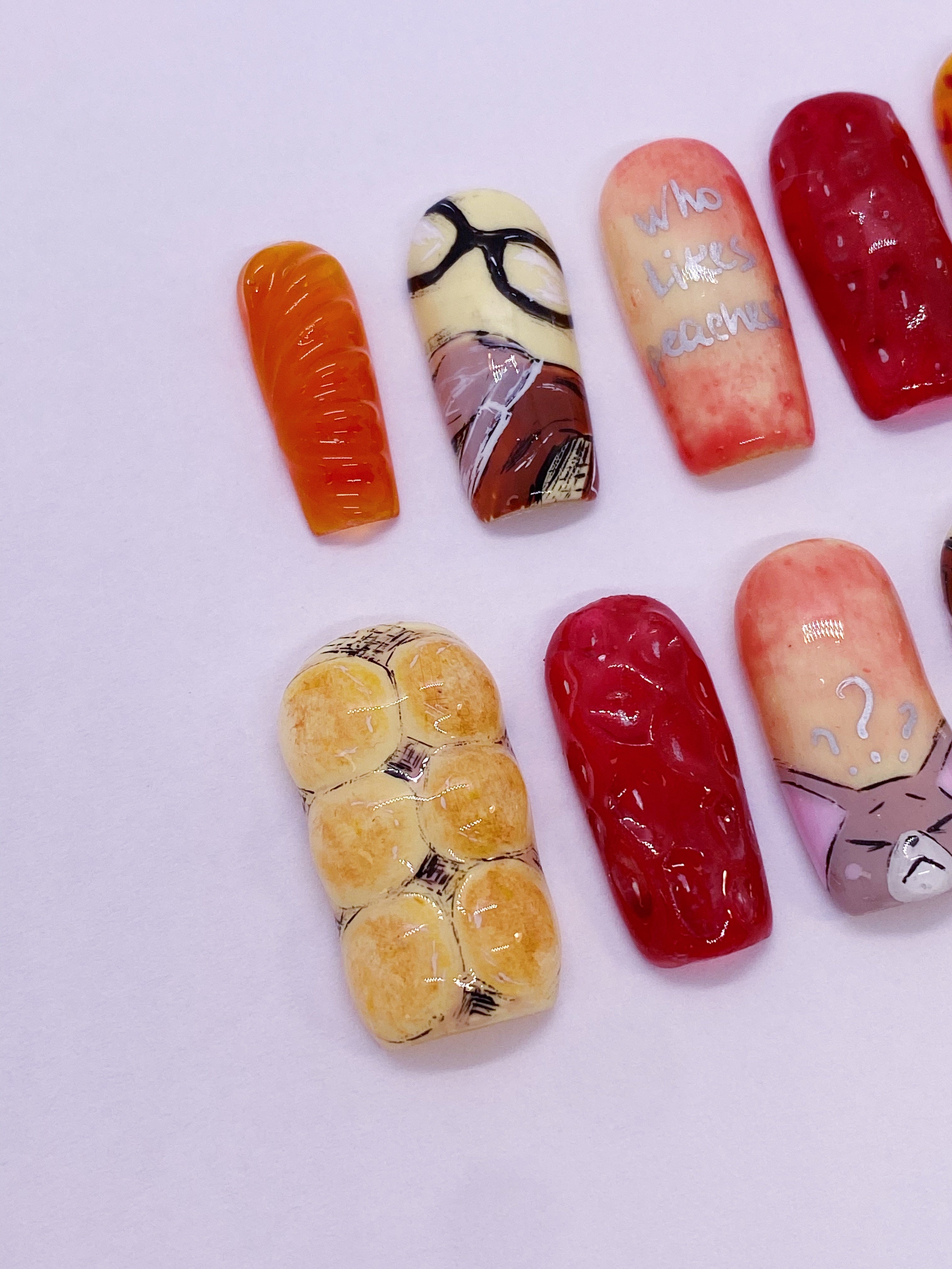 SKZ Baby-bread press on nails