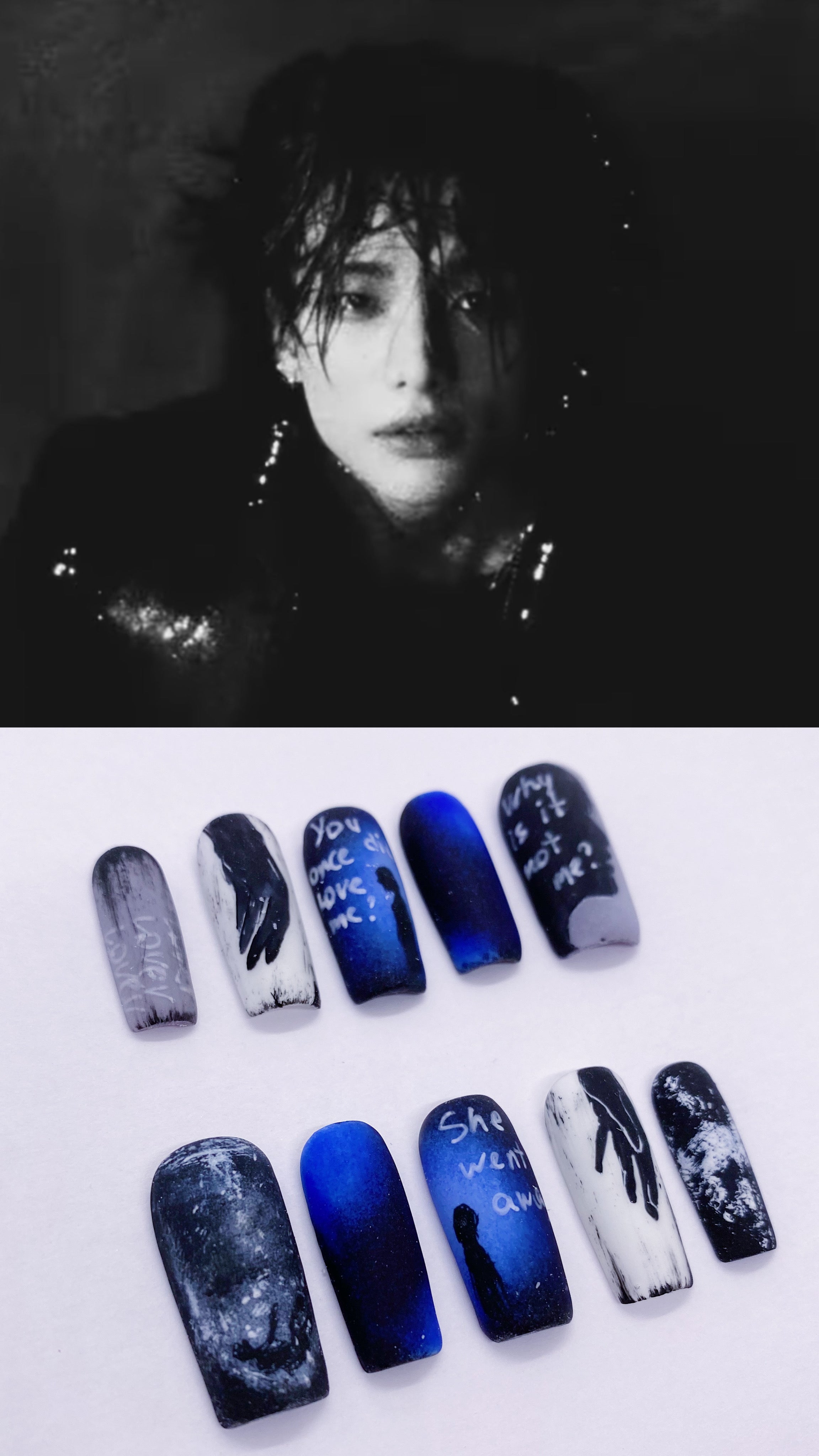 Hyunjin LOVER press on nails