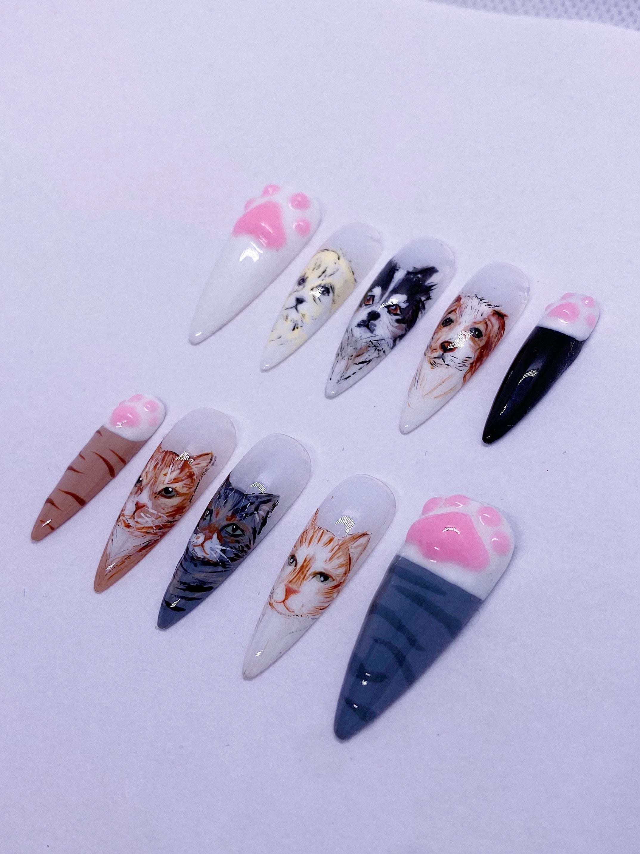 SKZ Petracha press on nails