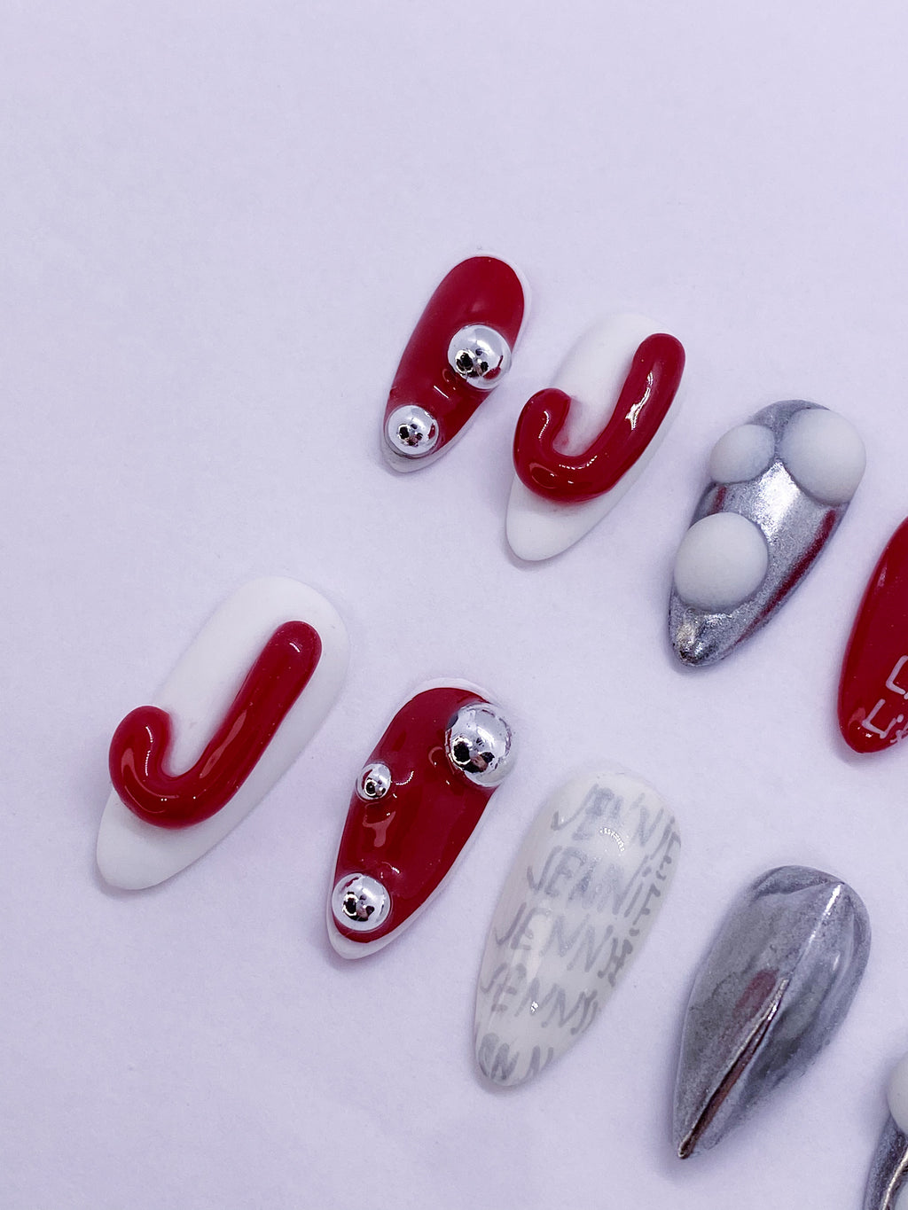Like JENNIE press on nails(Ready to claim)