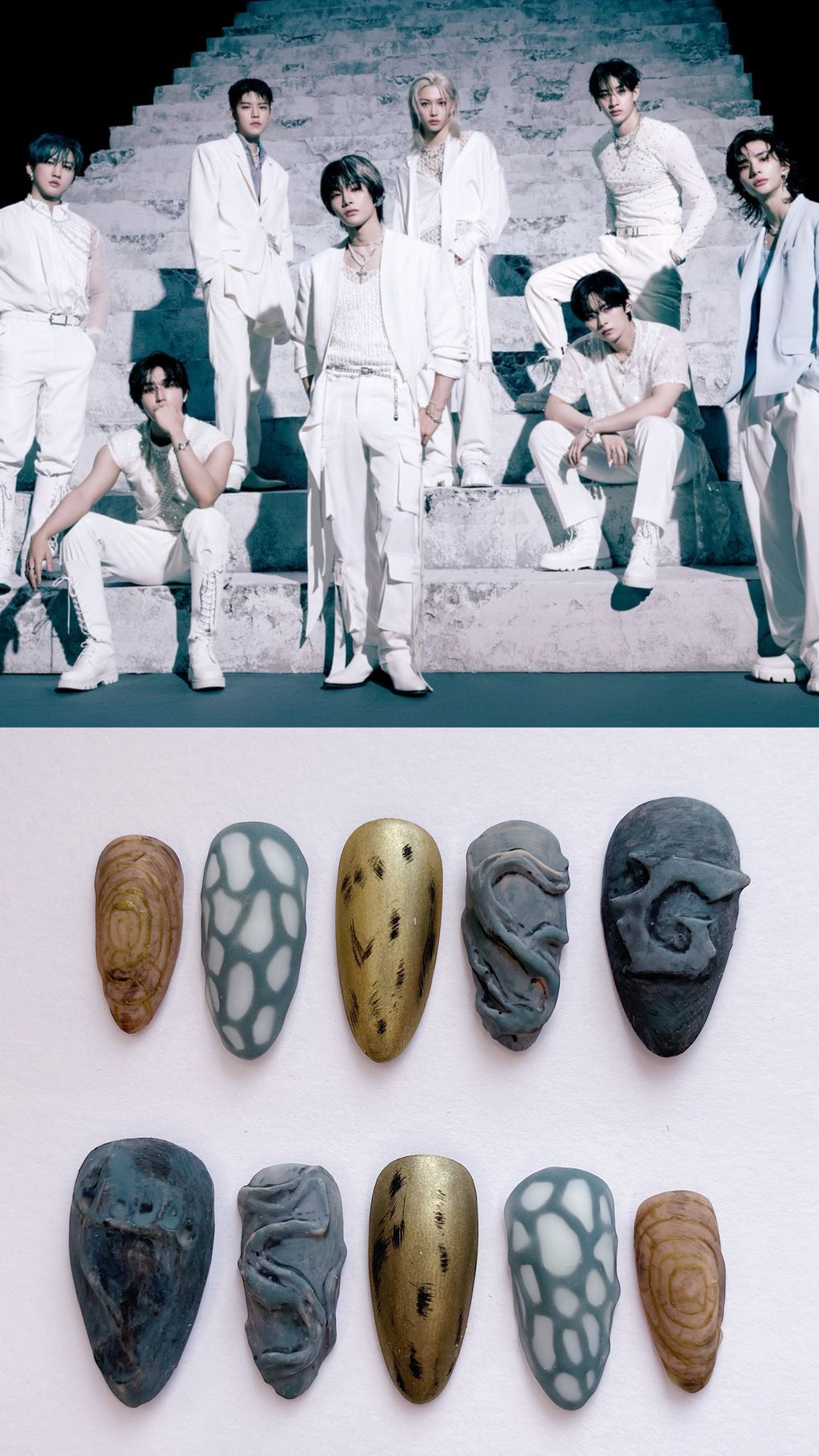 SKZ Giant press on nails