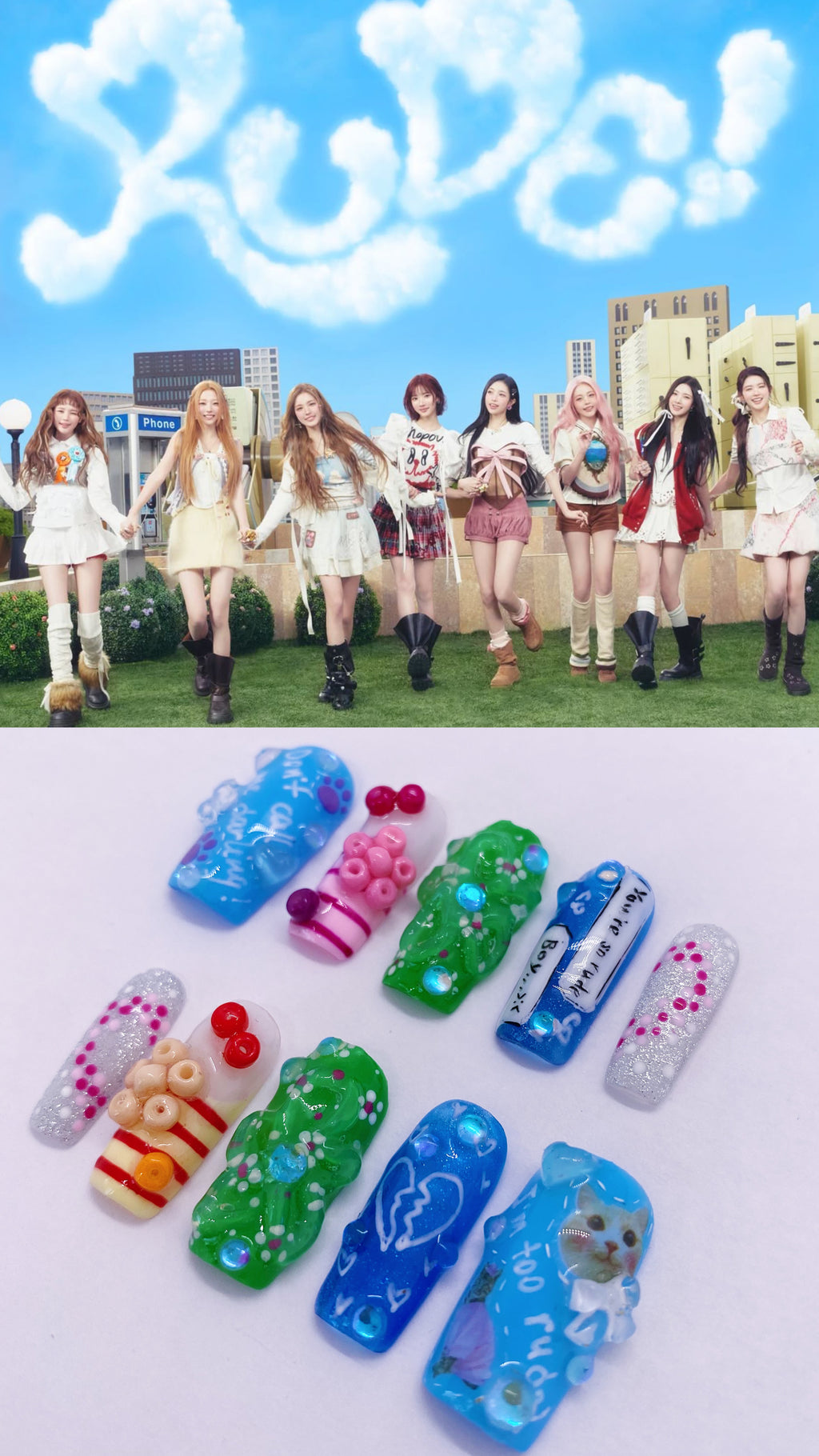 H2H Rude! Press on nails