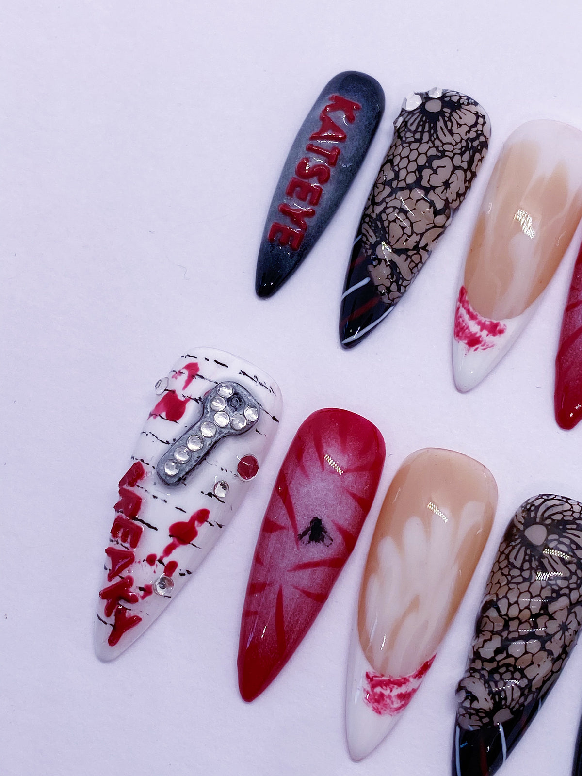 KATSEYE Animal press on nails