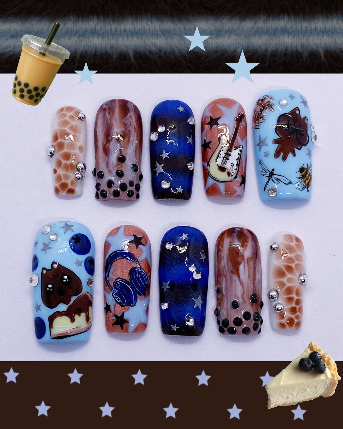 SKZ Han Jisung press on nails