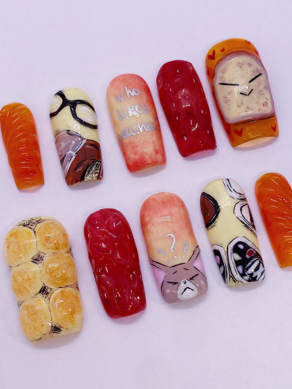 SKZ Baby-bread press on nails