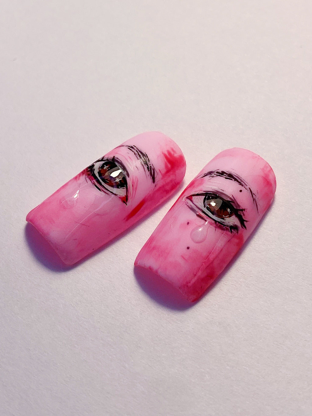 JENNIE Seoul City press on nails