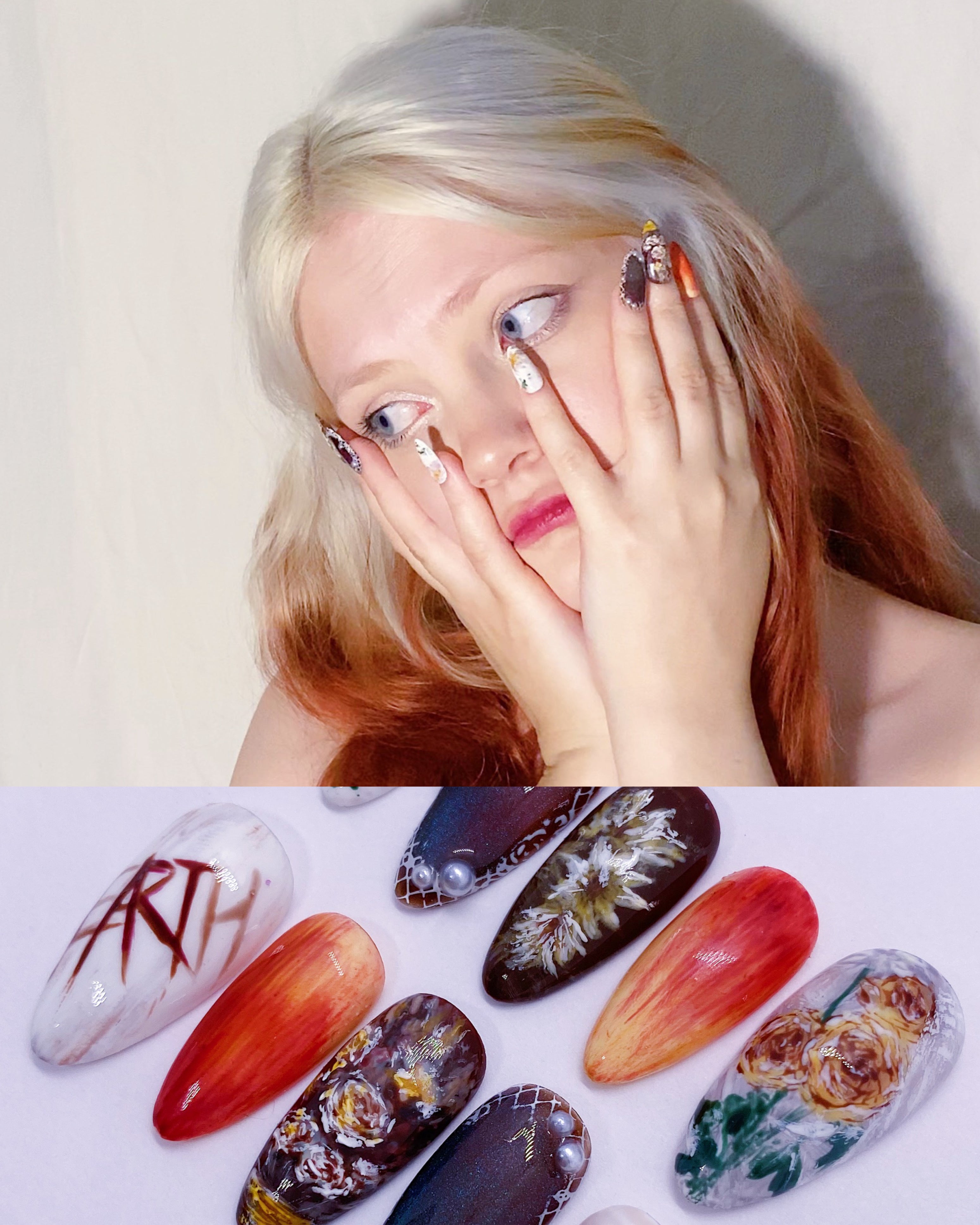 SKZ Hyunjin press on nails
