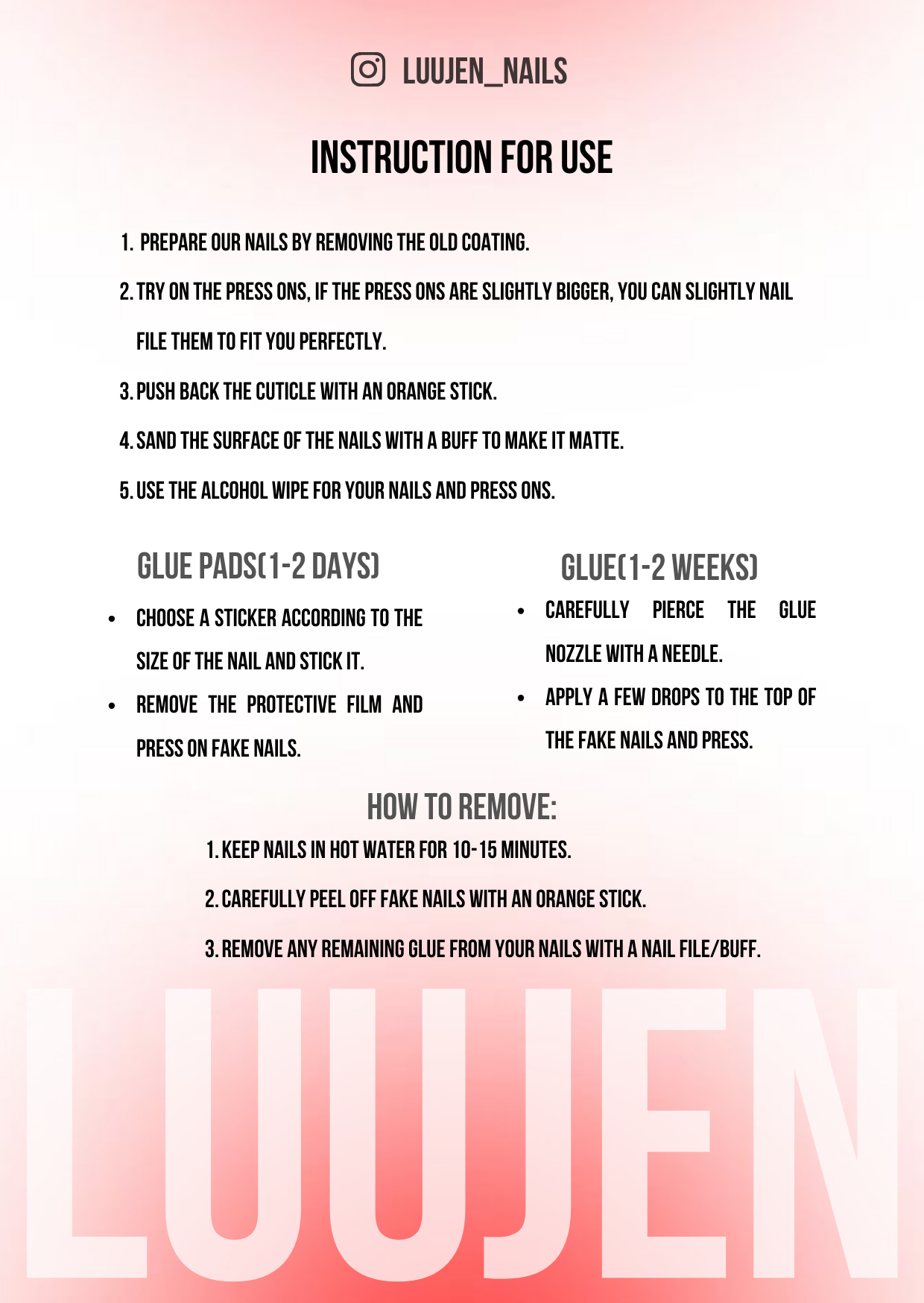 Custom nails SHORT-MEDIUM