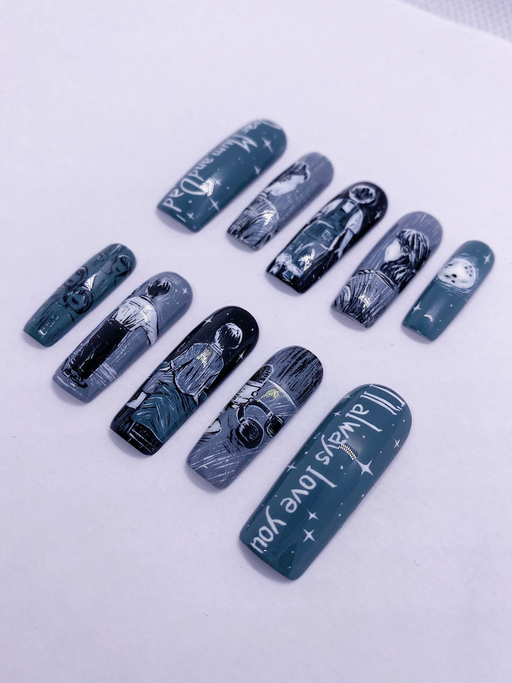 Seungmin Goodbye press on nails