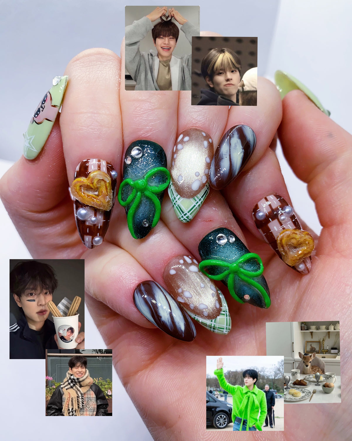 SKZ Seungmin press on nails