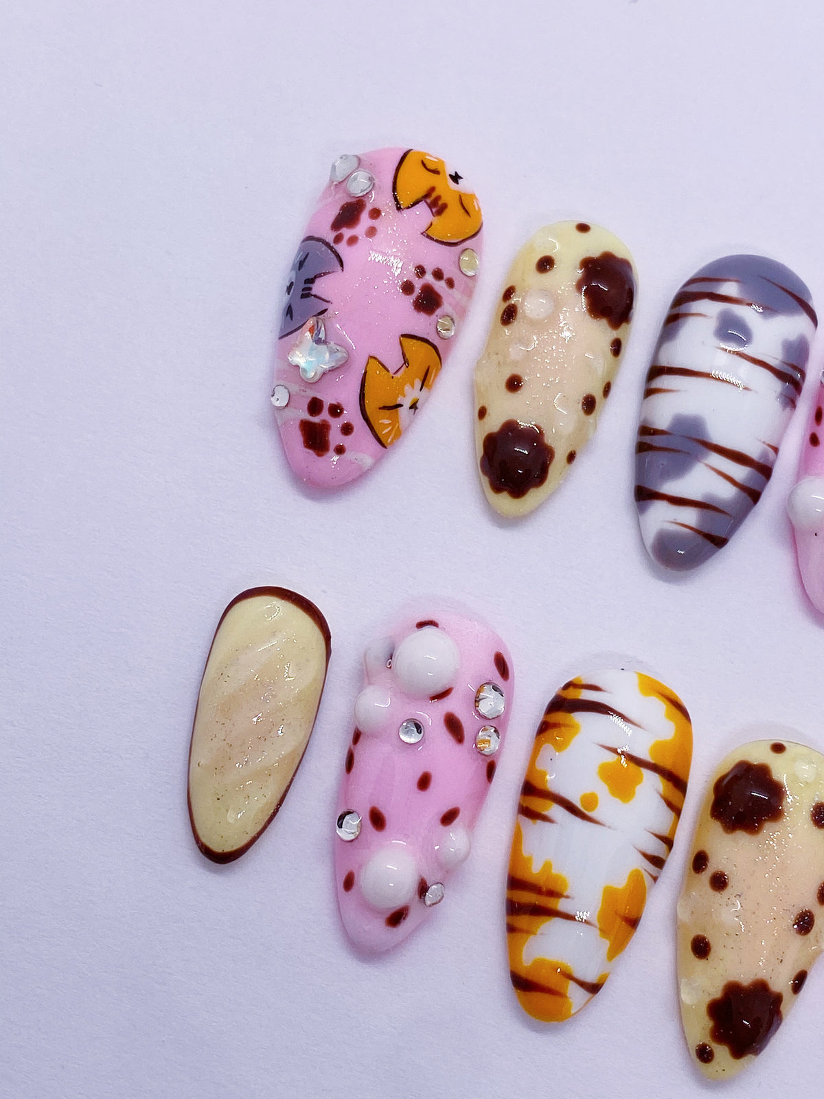 SKZ Lee Know press on nails