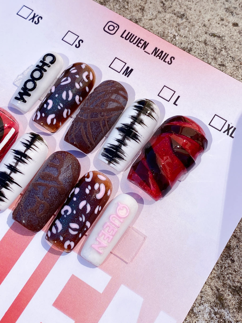 Babymonster CHOOM press on nails