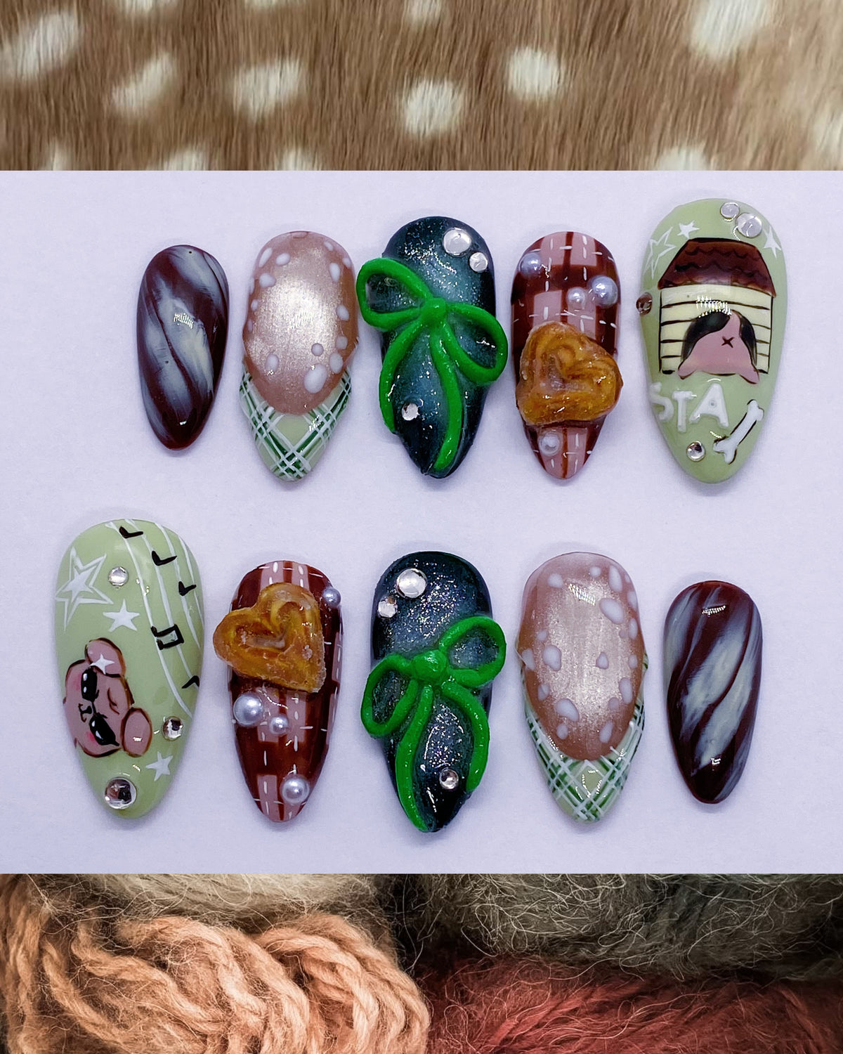 SKZ Seungmin press on nails