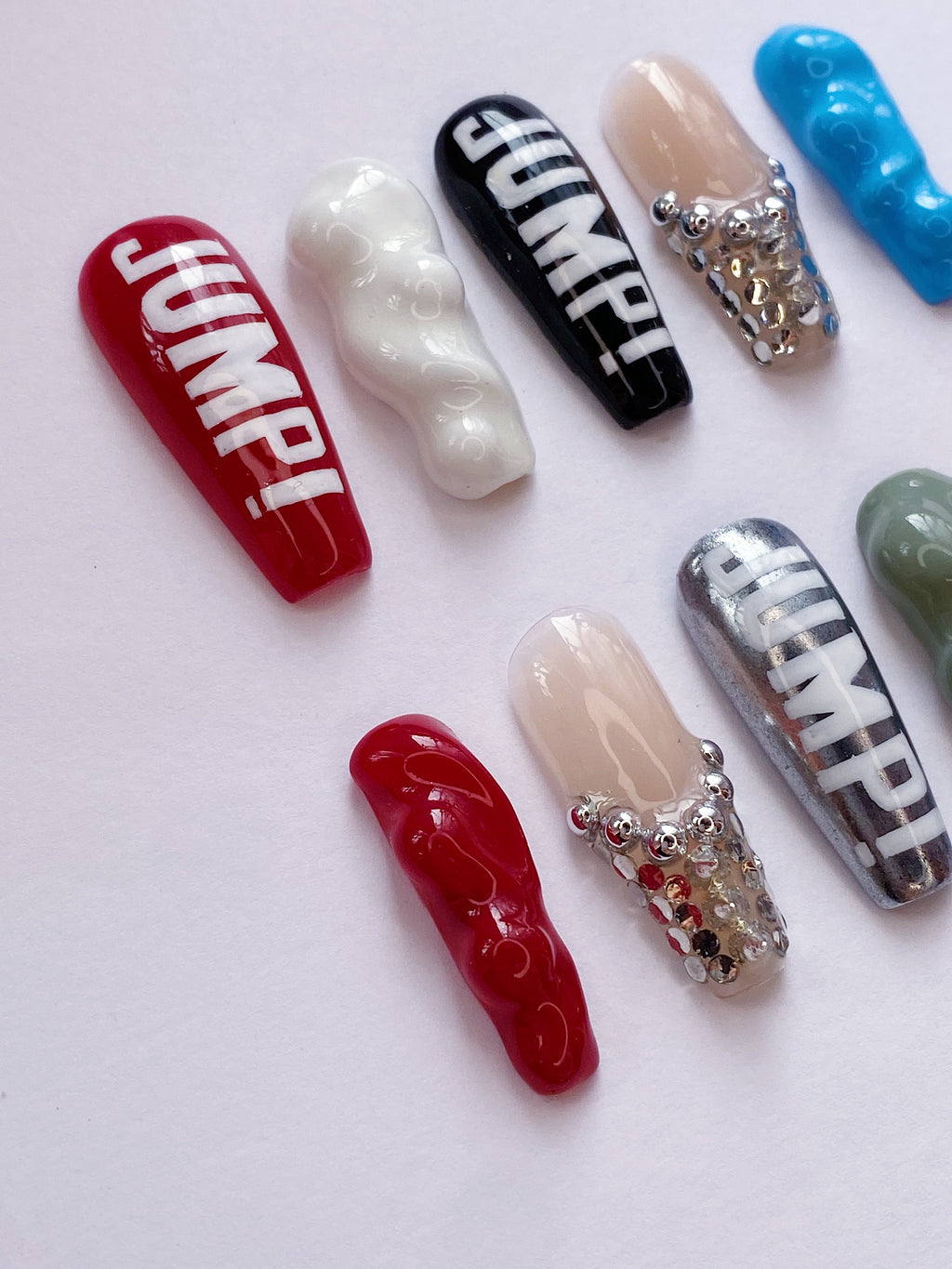 Blackpink JUMP press on nails