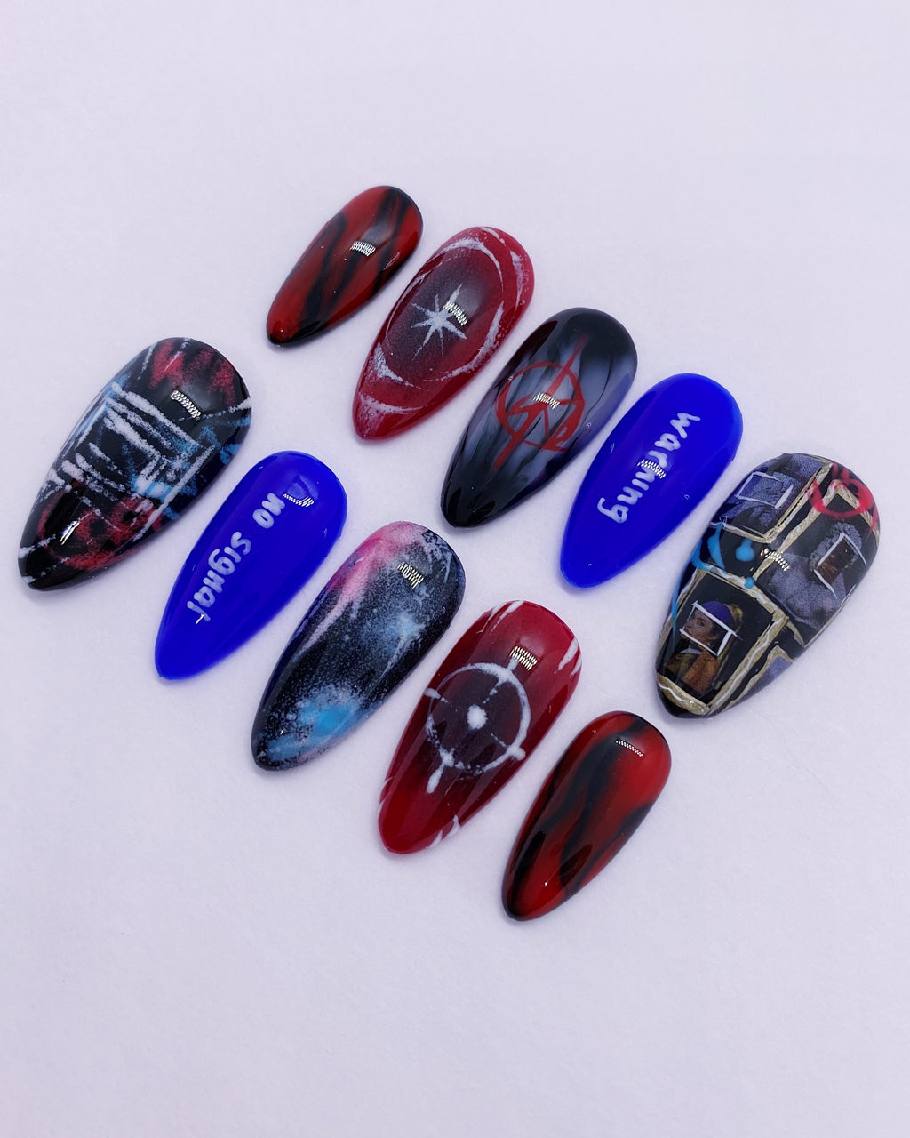 SKZ Chk Chk Boom press on nails