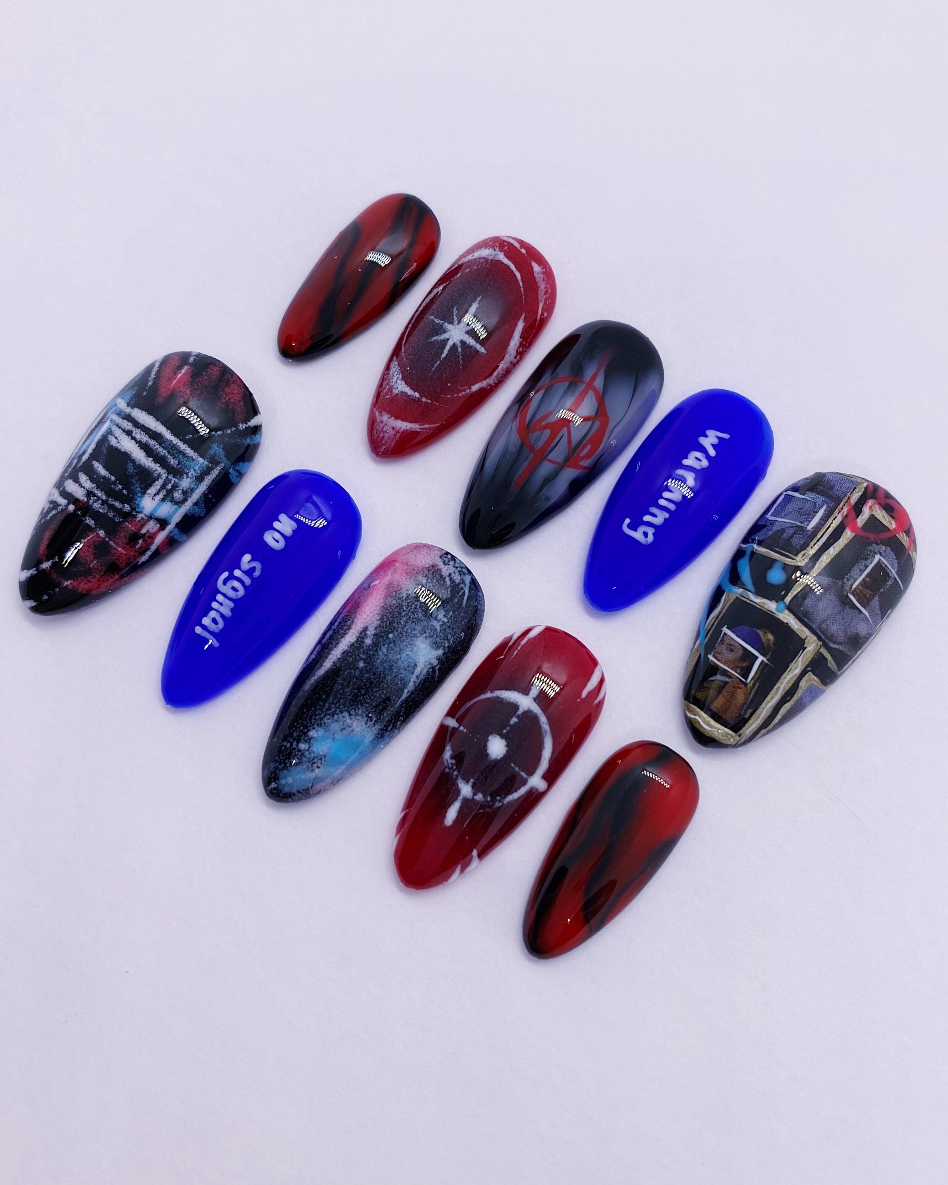 SKZ Chk Chk Boom press on nails