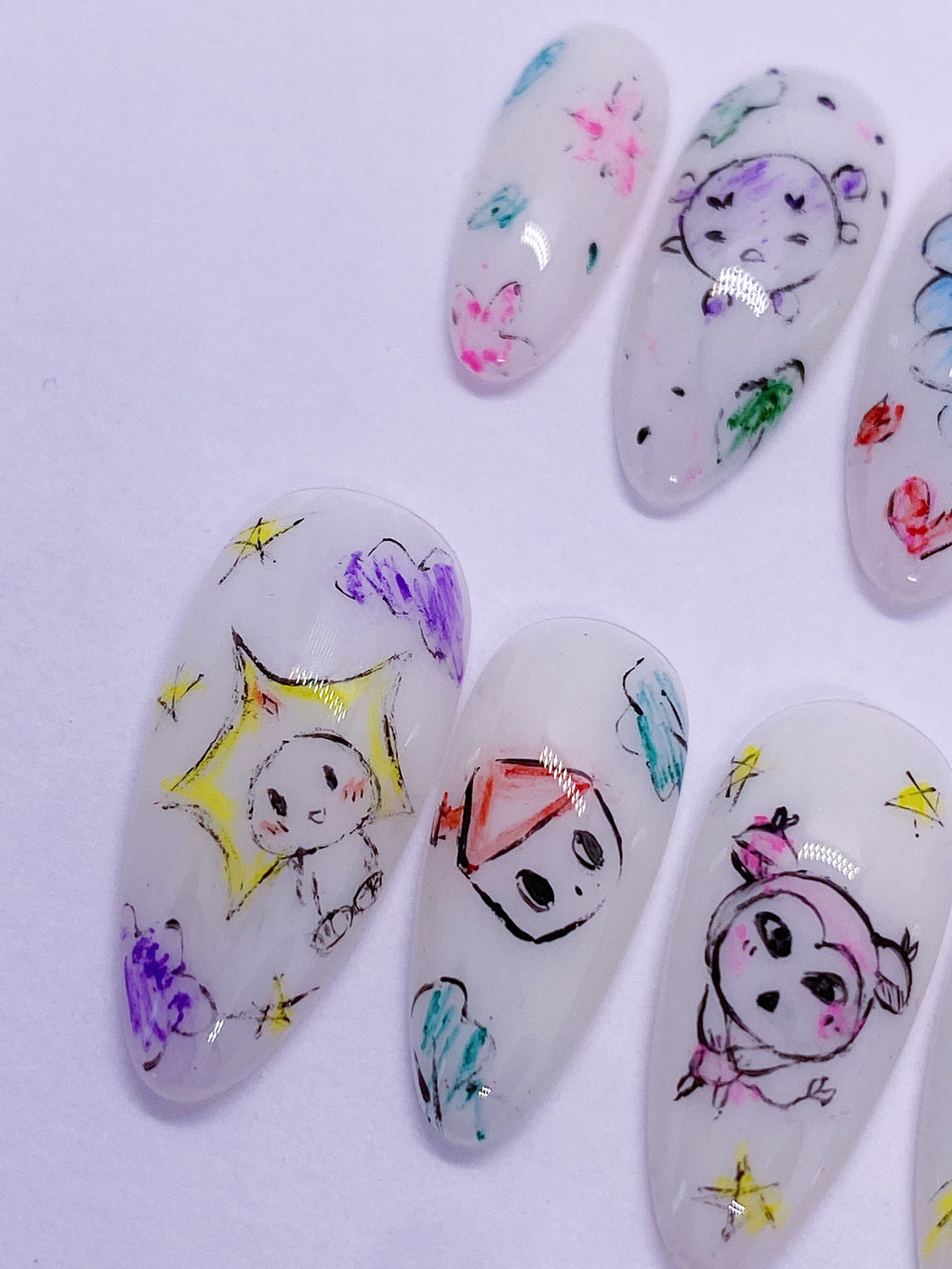 SKZ TASY (members version) press on nails