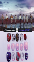 SKZ Hellevator x Levanter press on nails (Ready to claim)
