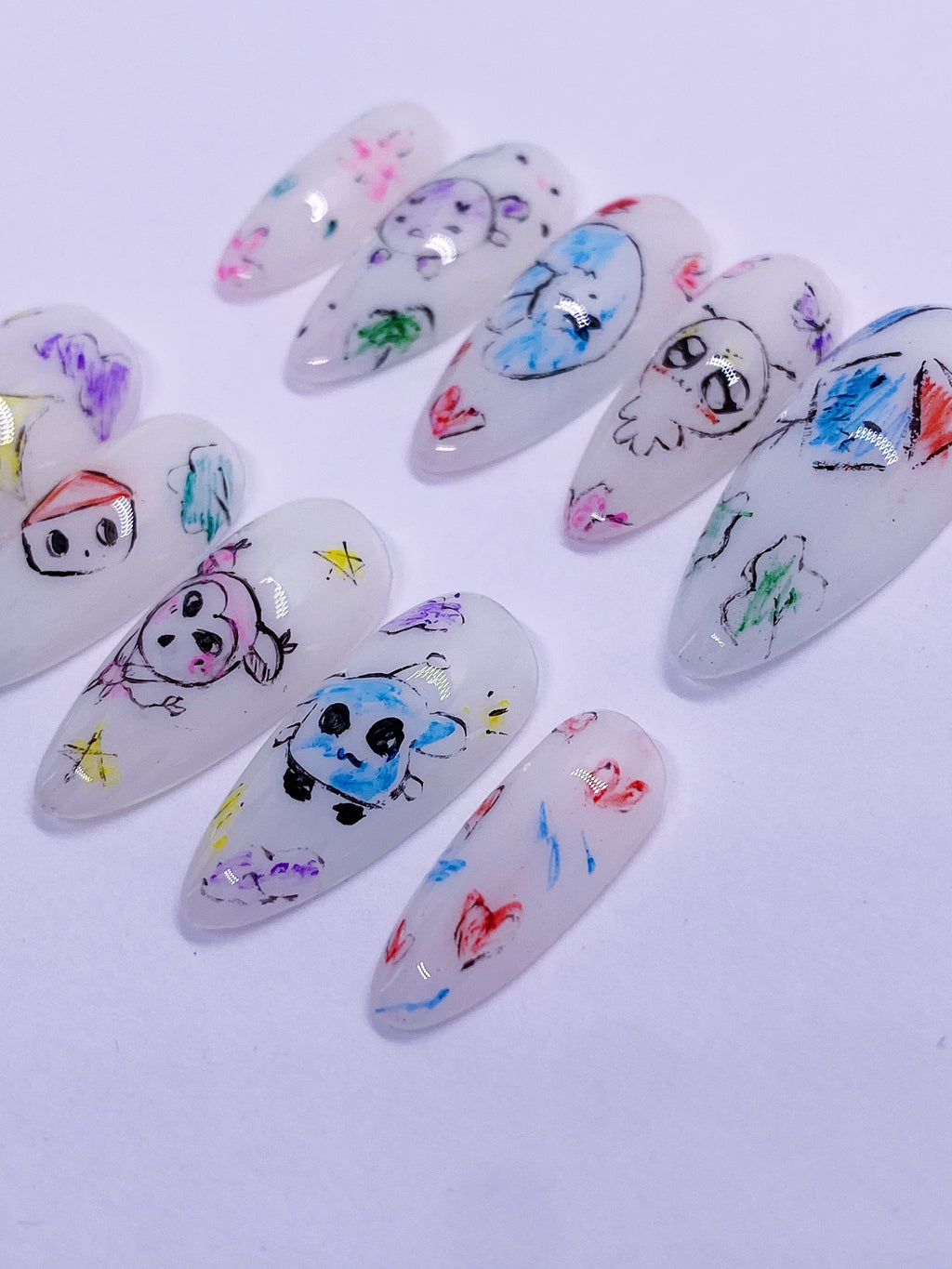 SKZ TASY (members version) press on nails