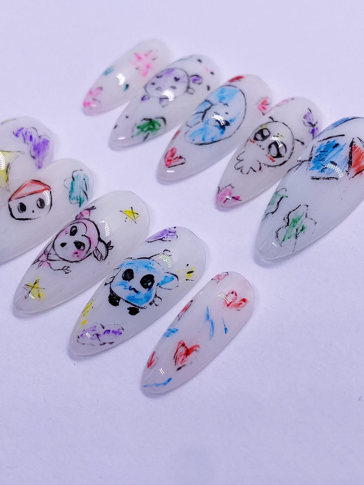 SKZ TASY (members version) press on nails
