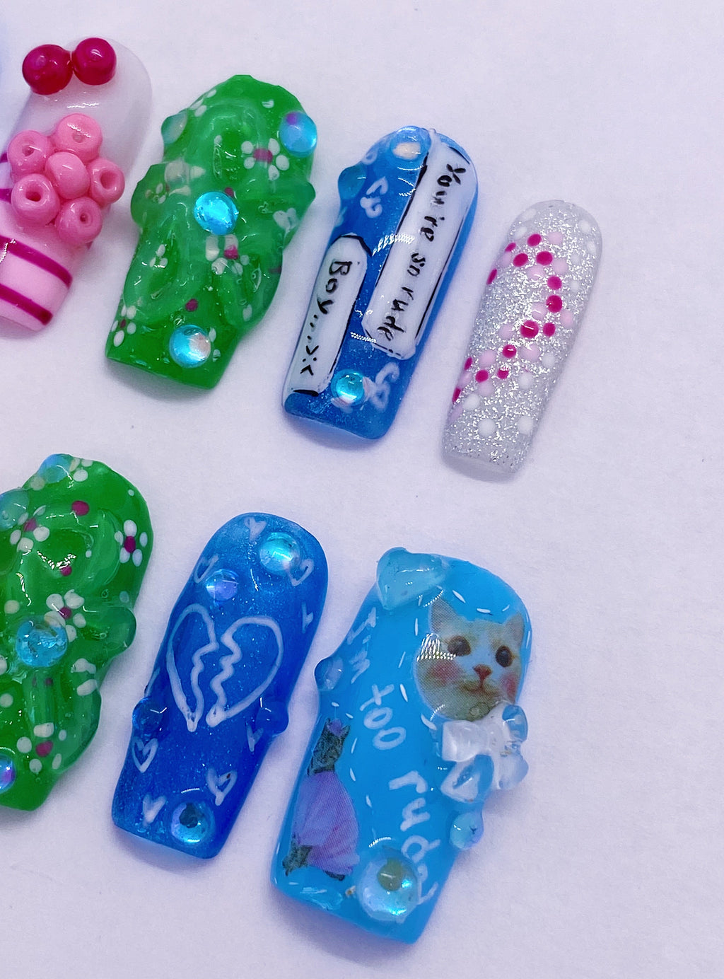 H2H Rude! Press on nails