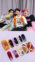 SKZ 3racha press on nails