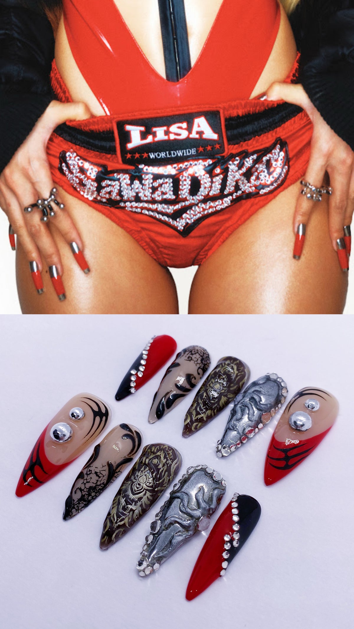 LISA SaWaDiKa press on nails