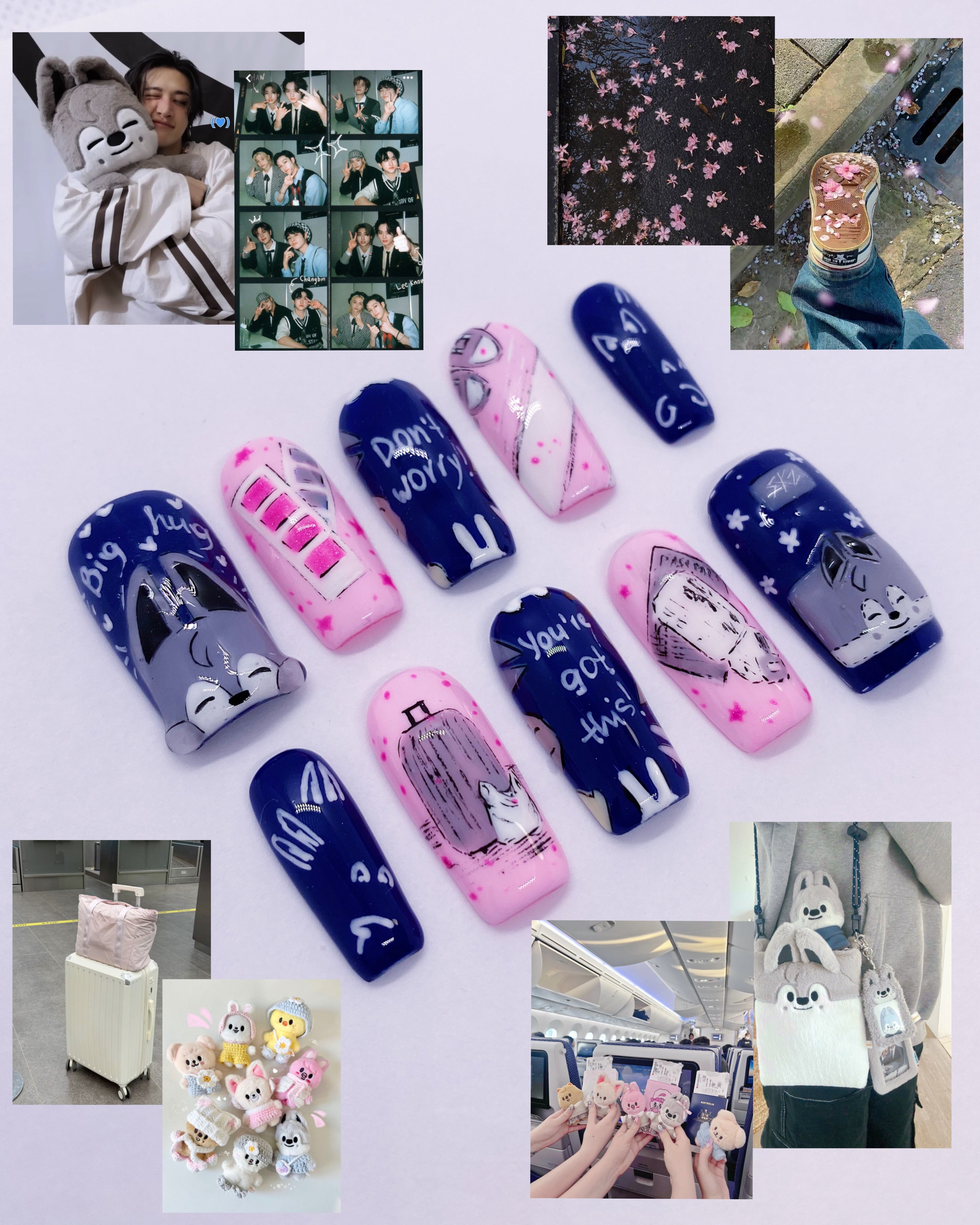 A travel to STAYville collection. Set 1 “a bag with big hug”