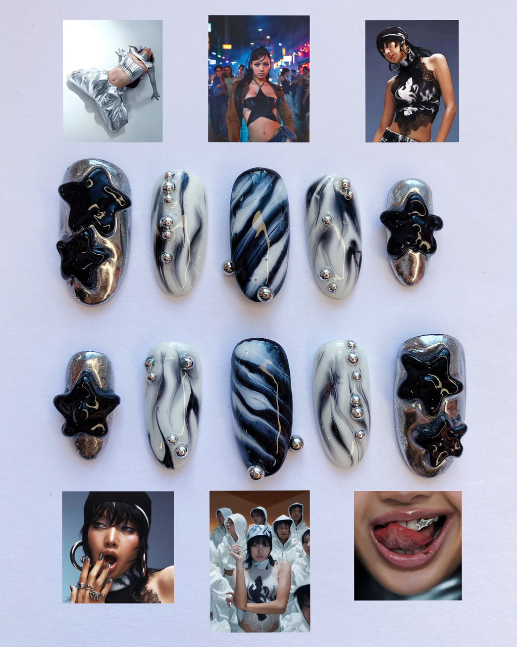 LISA Rockstar press on nails