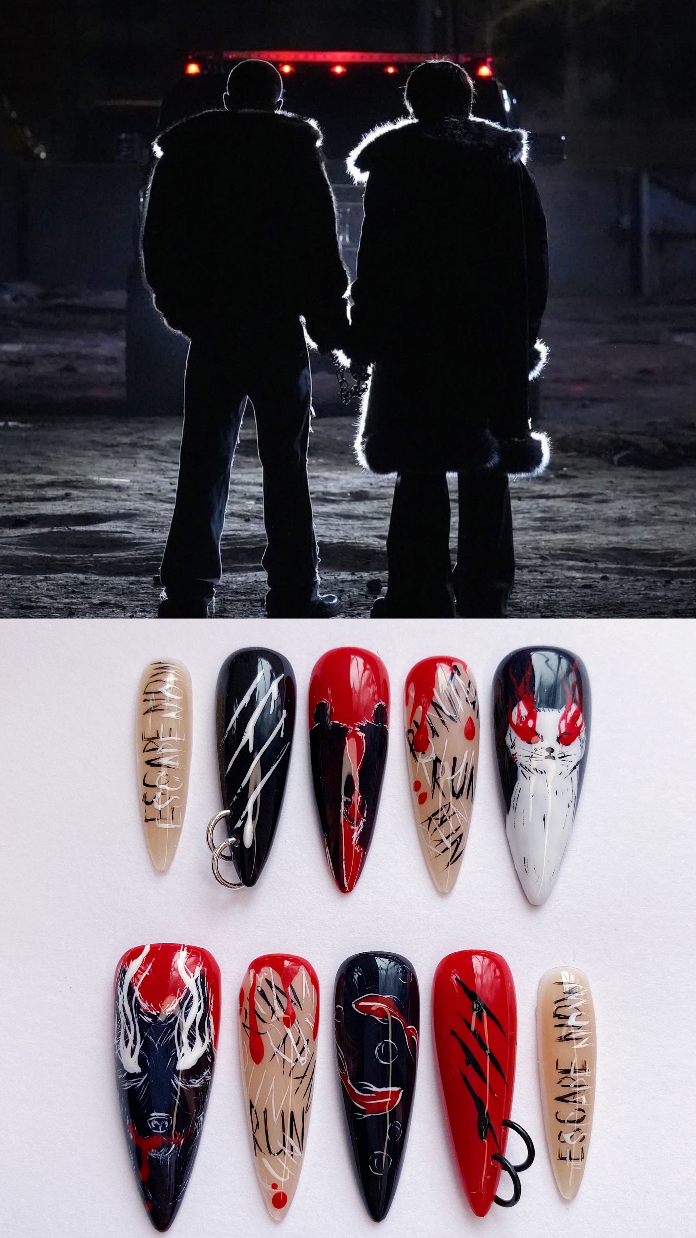 SKZ Escape press on nails