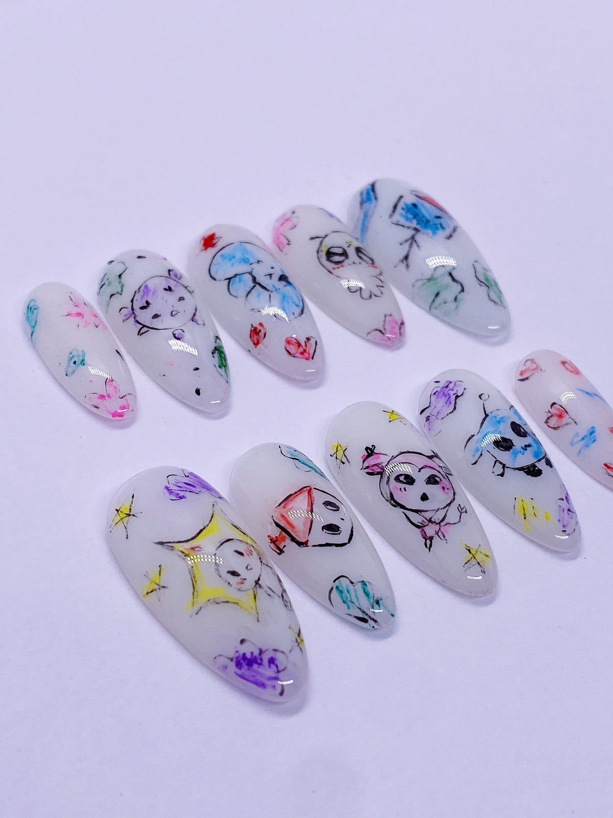 SKZ TASY (members version) press on nails