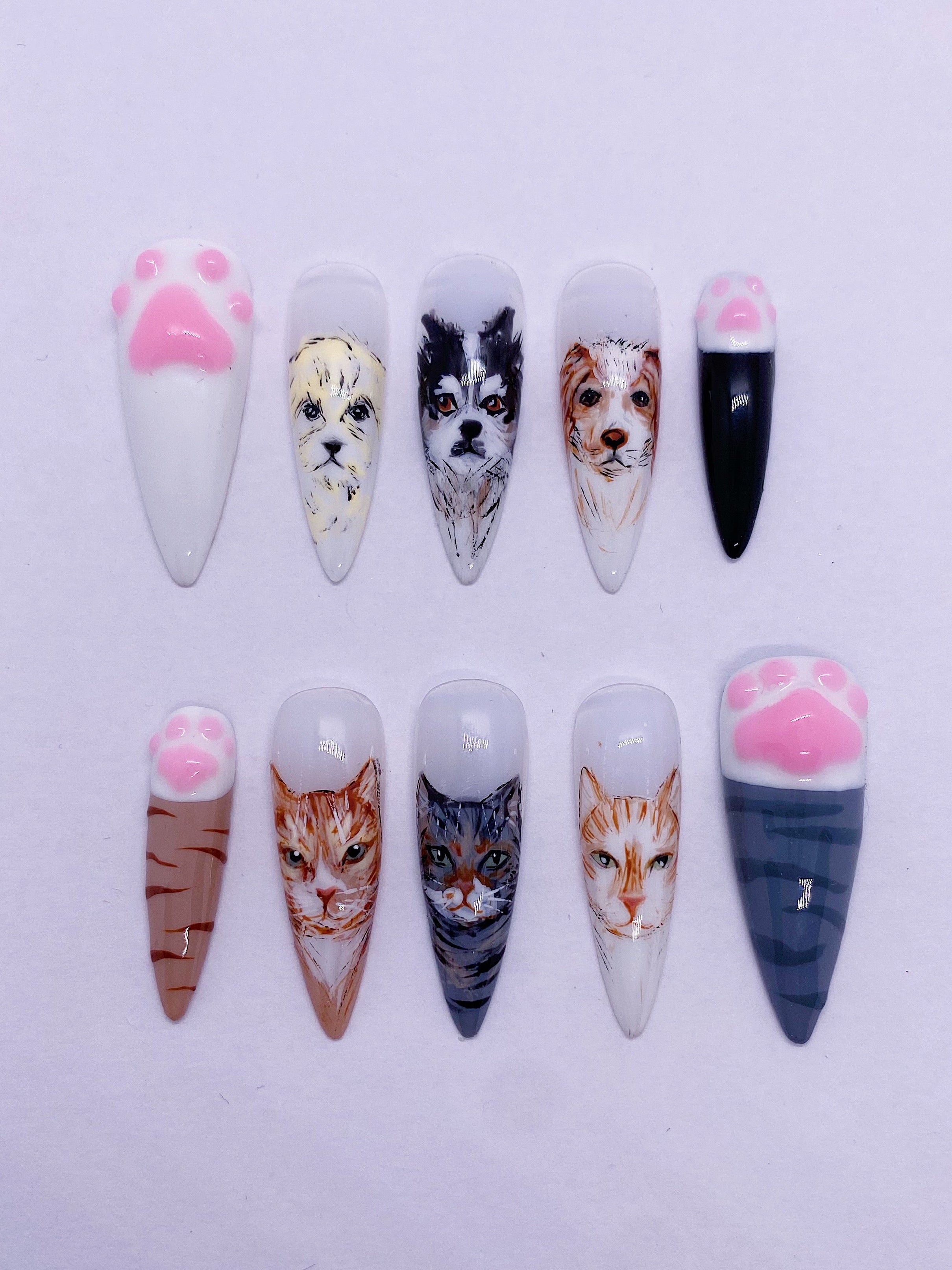 SKZ Petracha press on nails