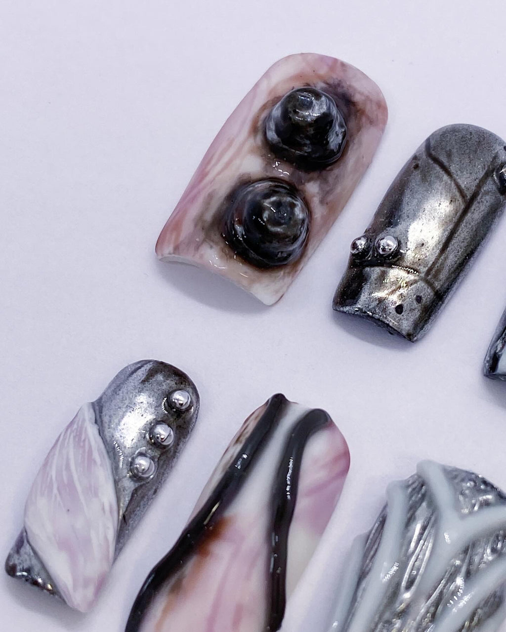 LISA Bad Angel press on nails(Ready to claim)