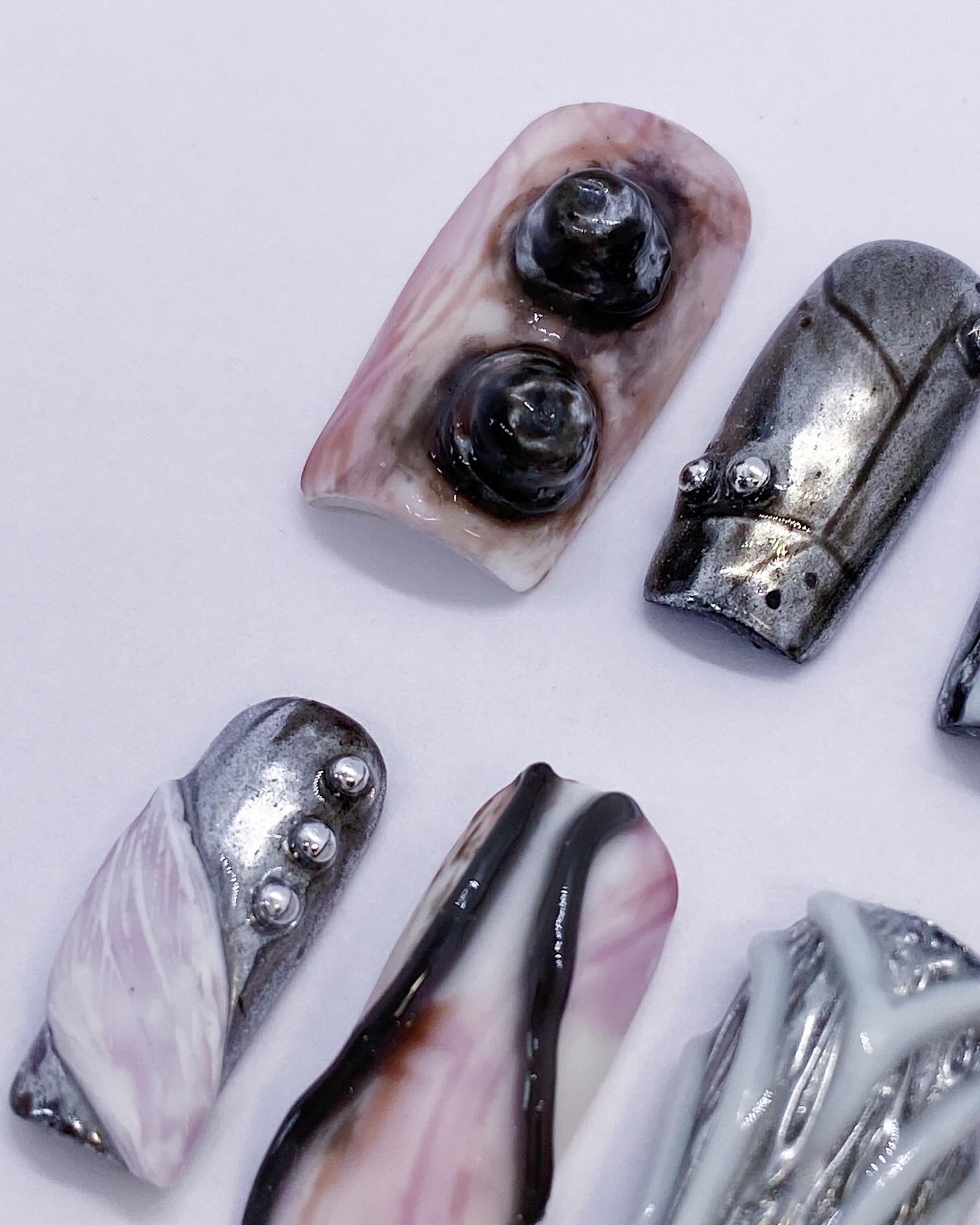 LISA Bad Angel press on nails(Ready to claim)