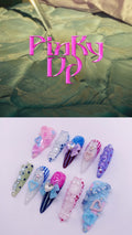 KATSEYE Pinky Up press on nails(Ready to claim)