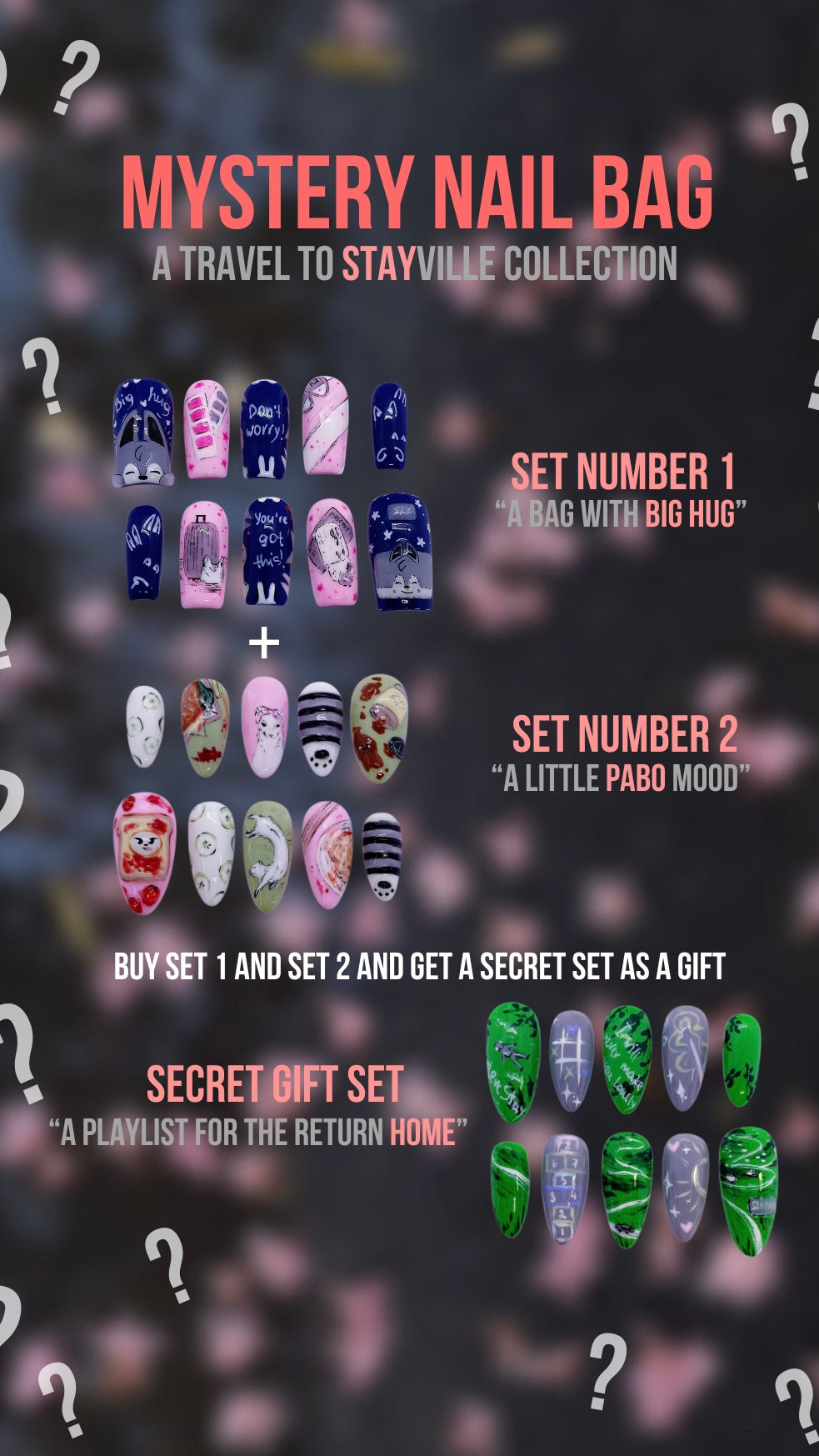 3in1. Full Mystery Bag!
A travel to STAYville collection.