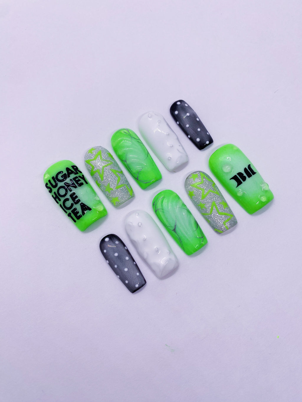 Babymonster SUGAR HONEY ICE TEA press on nails